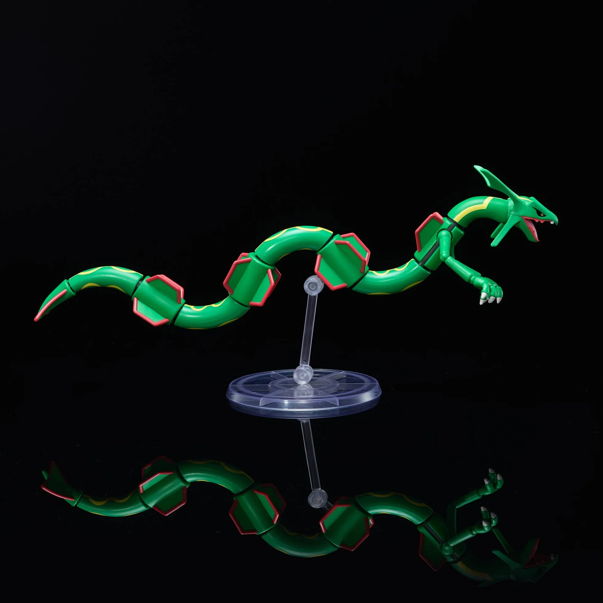 Pokémon PKW2410-15 cm Select Figure - Rayquaza, oficjalna ruchoma figurka