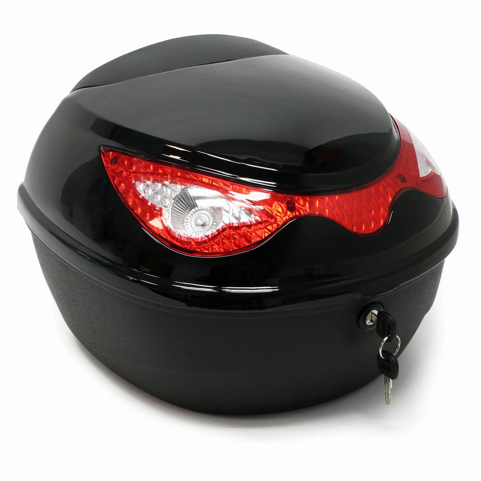 Top Case 22 l, czarna walizka na skuter, motocykl lub quad, walizka motocyklowa na kask