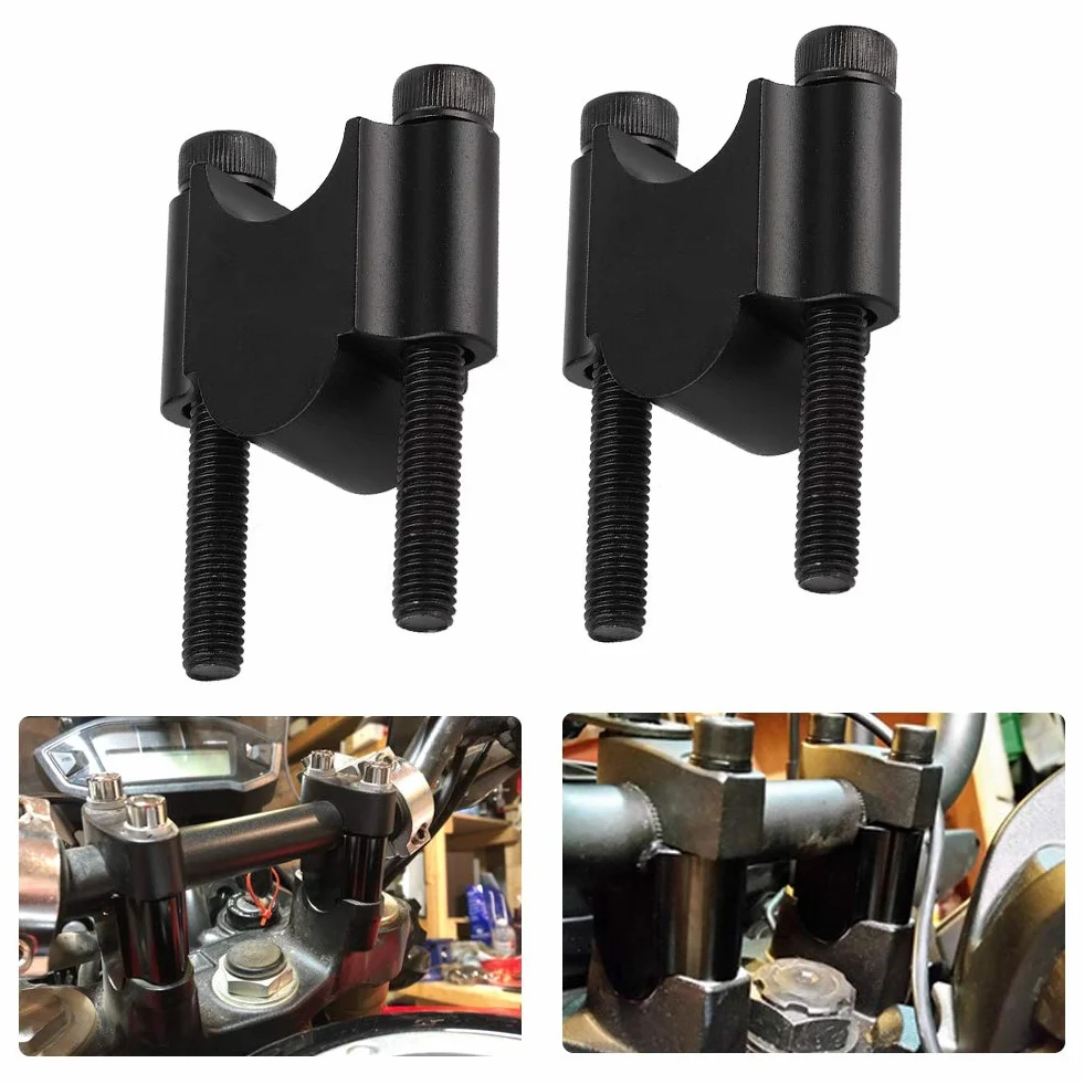 Uniwersalne podniesienie kierownicy motocykla 7/8" 22 mm aluminium