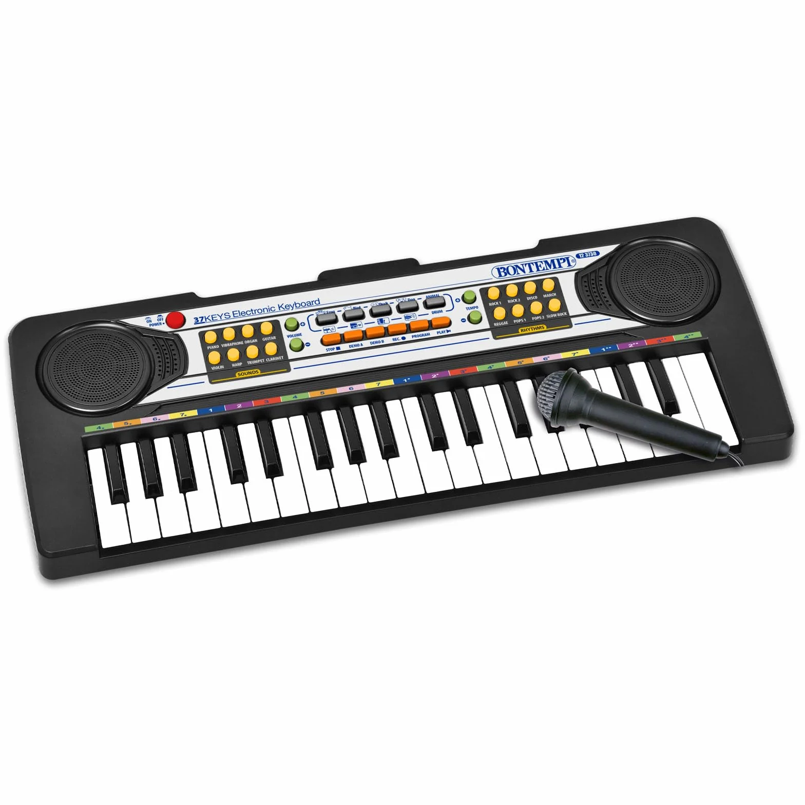 Bontempi 12 3730 Keyboard, czarny, 42,5 x 16 x 60 cm