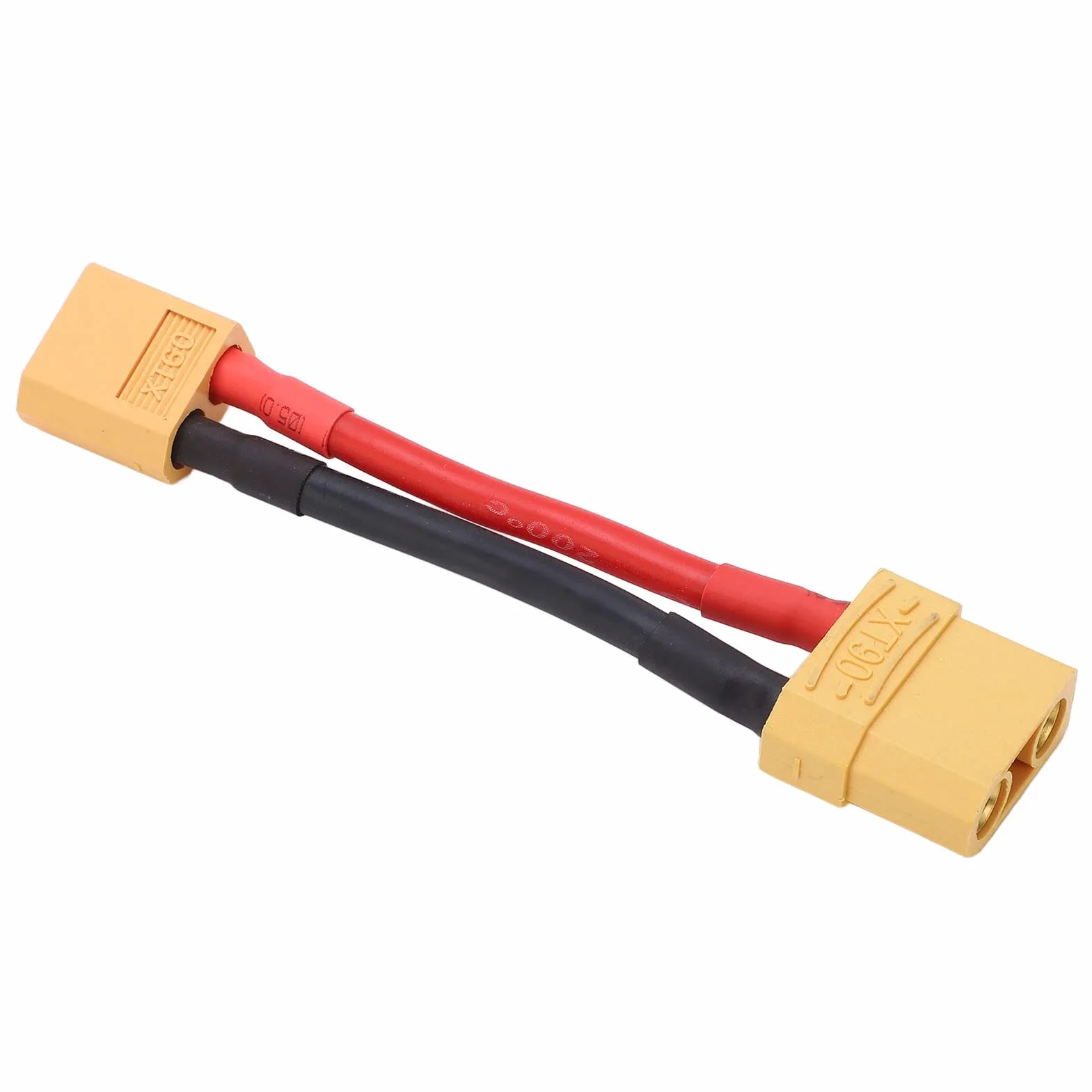 XT60 Męski na XT90 żeński Kabel, 12AWG XT60 Męski na XT90 żeński Przewód Adaptera do Podłączenia Akumulatora i ESC dla Modelu Samochodu RC, Modelu Samolotu, Modelu Statku