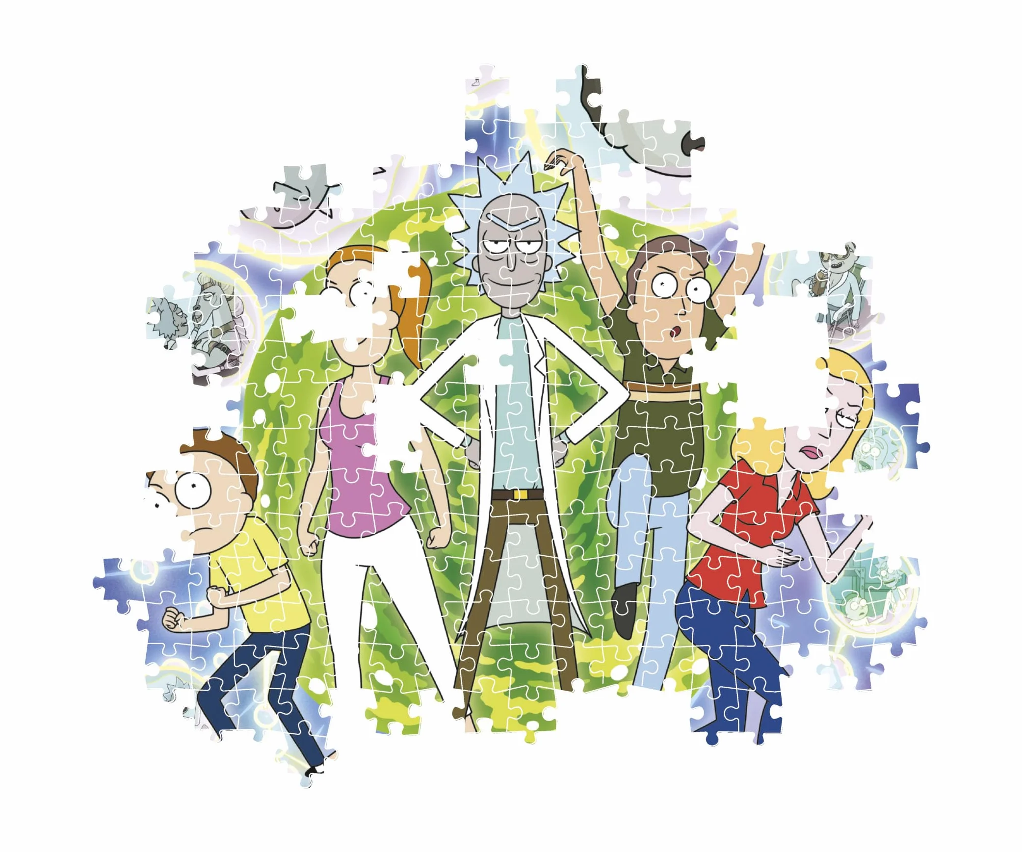 CLEMENTONI PZL 1000 RICK&MORTY COMPACT BOX - 37510