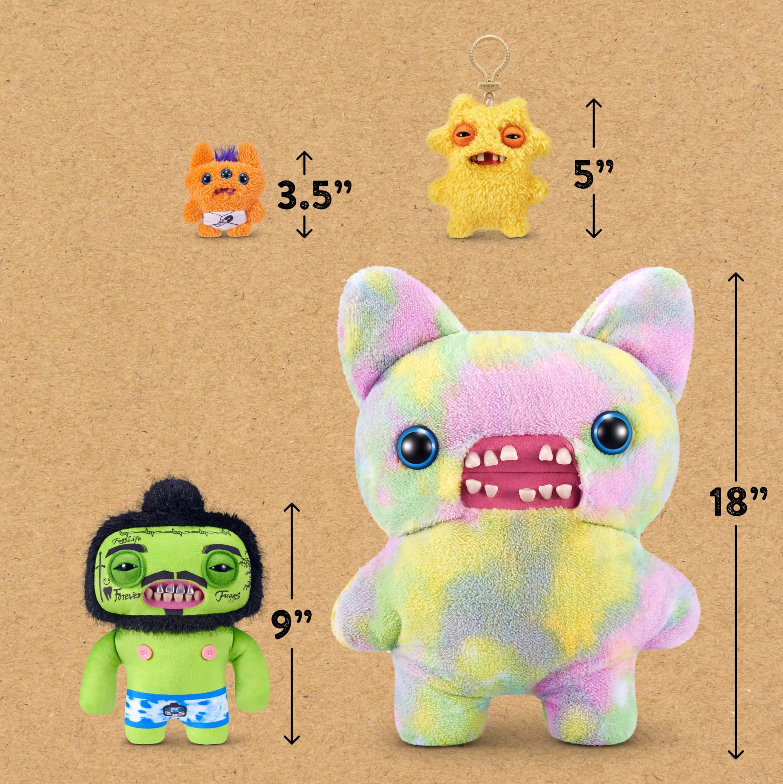 FUGGLER 22.9 cm CORESERIES 1 FUGG STARS PLUSH 23 cm (Rhymer McSlimer)