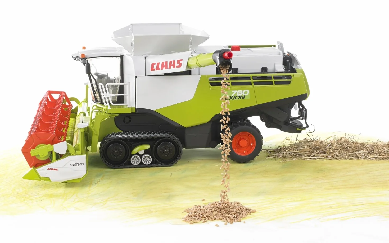 bruder 02119 - Kombajn Claas Lexion 780 Terra Trac - 1:16 Pojazd, rolnictwo, ciągnik, buldog, kombajn, praca w polu, zabawka
