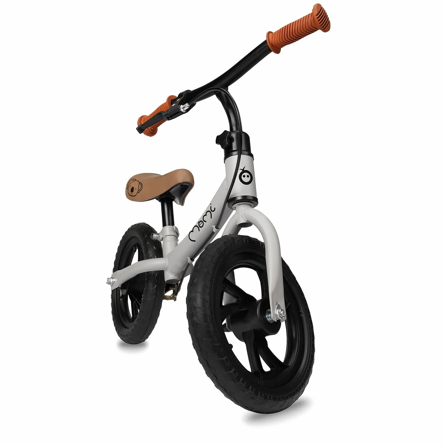 Momi BREKI rower dziecięcy dla dziewczynek i chłopców od 3 lat (maks. waga ciała 25 kg), stabilna, lekka rama metalowa 3 kg, regulowana wysokość siodełka z systemem Quick Release, odporne na przebicie