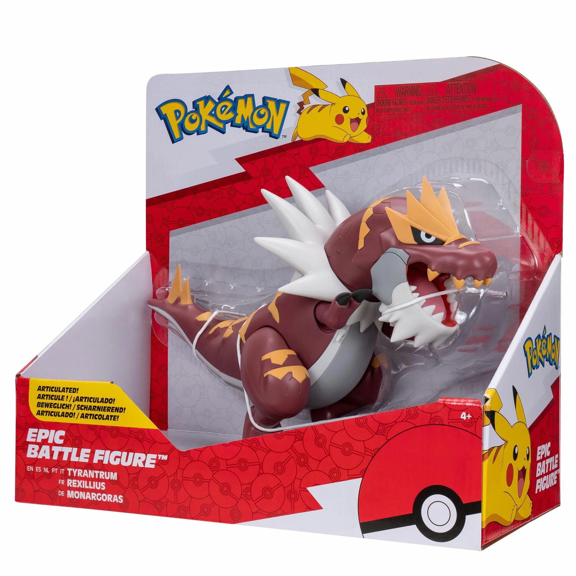 Pokemon PKW3422 epicka figurka Monargoras, oficjalna ruchoma figurka, 30 cm