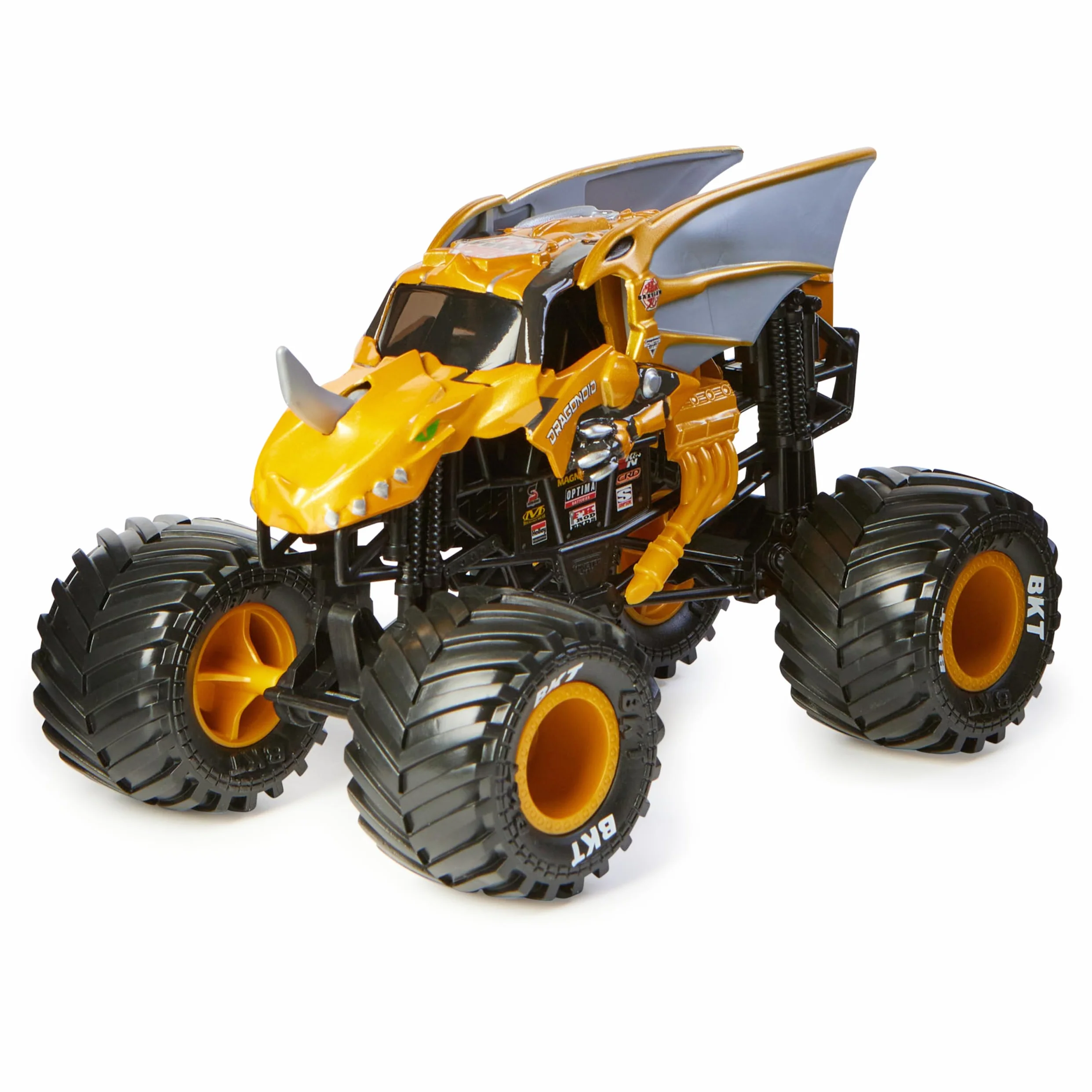 Monster Jam, Bakugan Dragonoid Monster Truck, kolekcjonerski pojazd odlewany ciśnieniowo, skala 1:24, zabawki dla dzieci dla chłopców w wieku od 3 lat