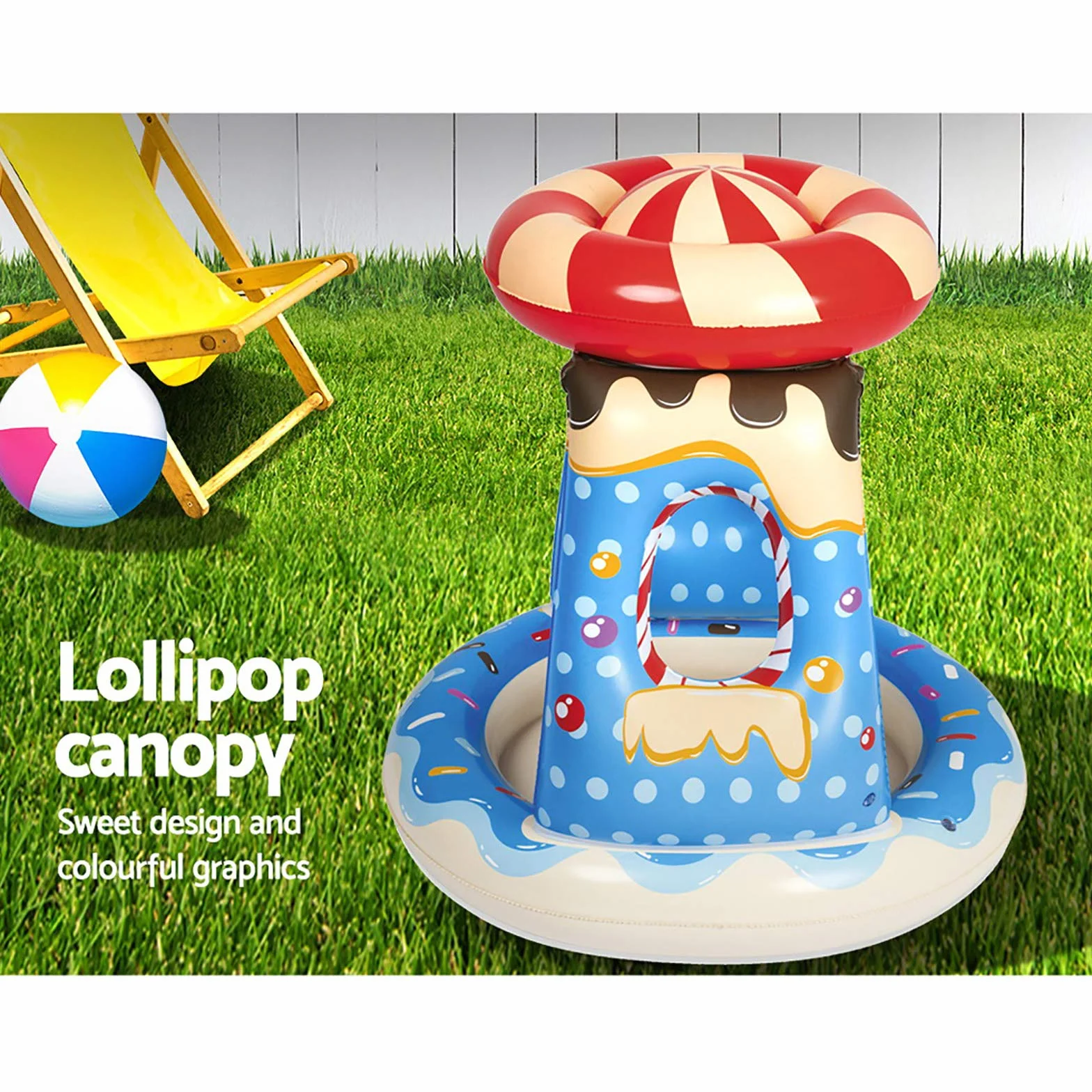 Bestway 1052270Xxx20 36" X 36" X 35"/91Cm X 91Cm X 89Cm Candyville Playtime Pool