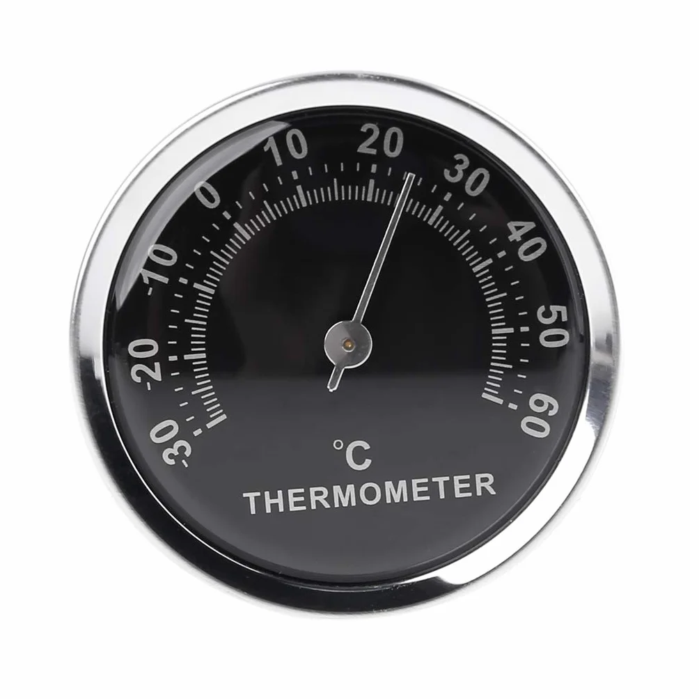GUMEI Mini termometr samochodowy 58 mm mechaniczny analogowy miernik temperatury