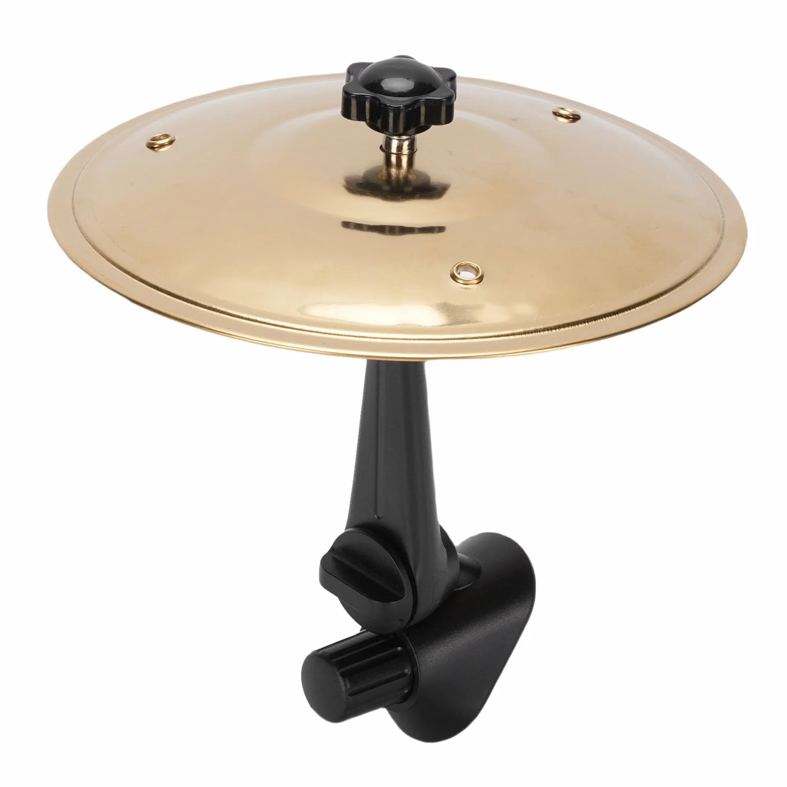 Mini Car Cymbal Toy for Air Vent, Zabawne Akcesorium na deskę rozdzielczą z Efektem Dźwięku Bębna, Nowatorski Wystrój Pojazdów dla Miłośników Muzyki, Fajny dla Kierowców, (Złoto)