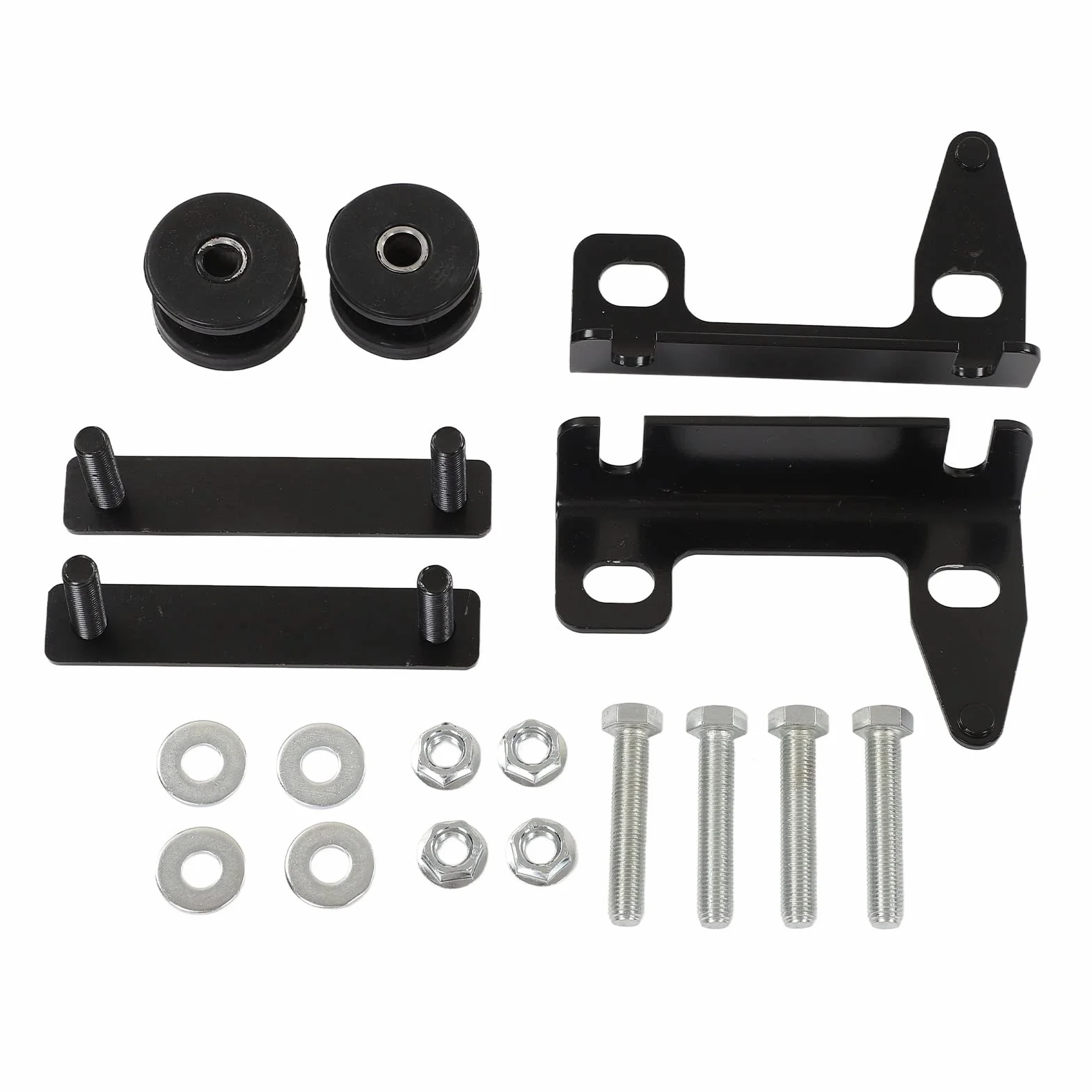 Zestaw Przednich Haków Holowniczych z Ramką Zderzaka 68196982AA 82210967 Zamiennik dla Dodge Ram 1500 2009-2019 Lewy Kierowca Po Prawej Stronie Po Stronie Pasażera Heavy Duty Steel