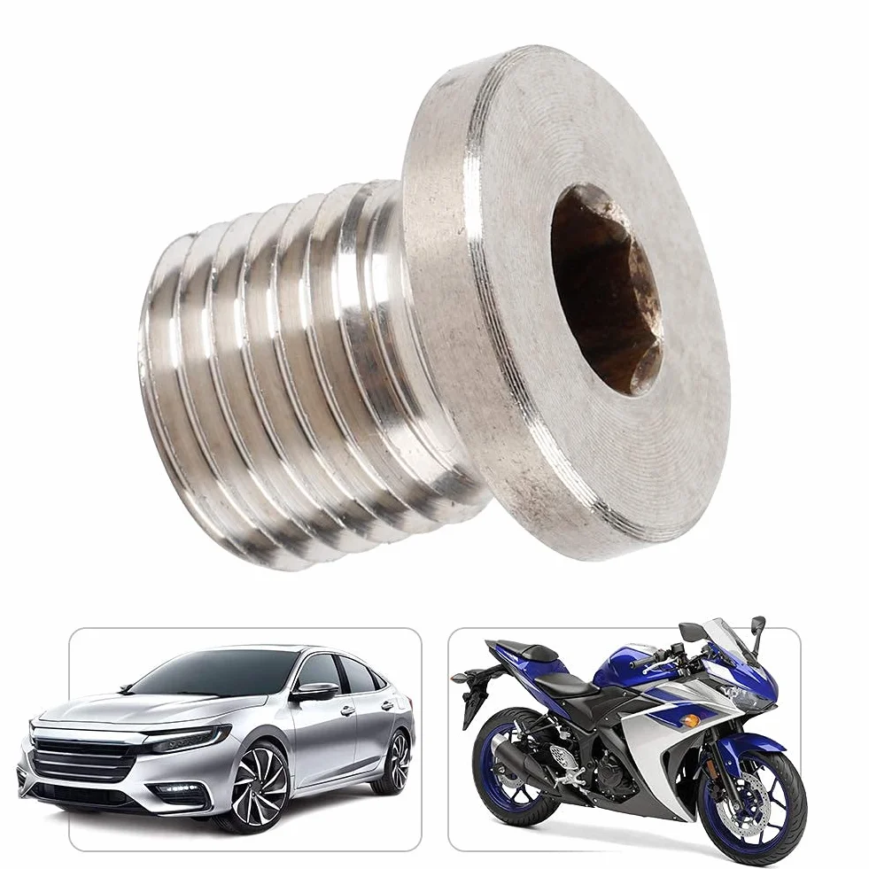 EBTOOLS do osłony sondy lambda metalowy korek migawki tlenu, lambda M12 sonda M12 1,25 mm O2 tlen Cap do Bang Moto akcesoria samochodowe