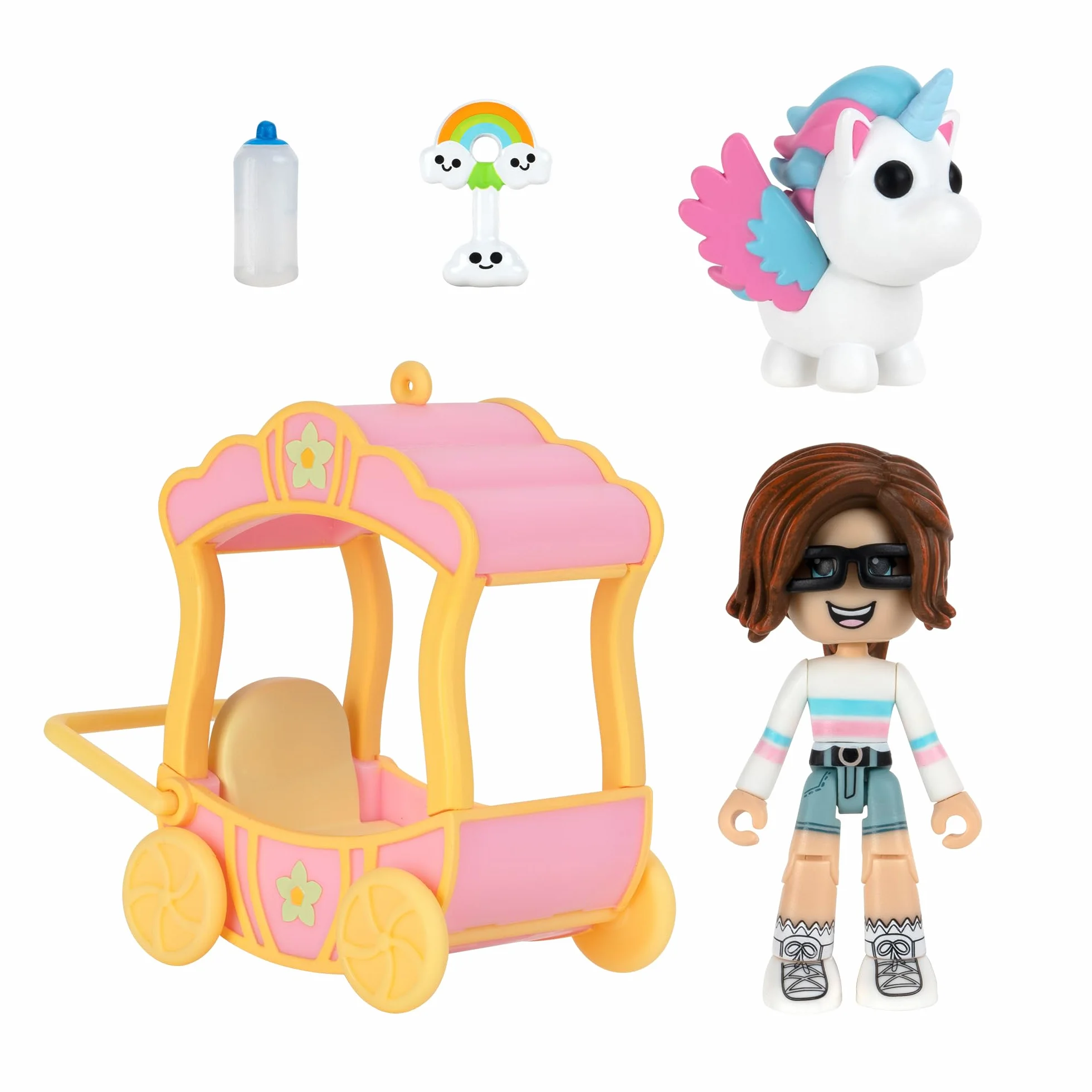 Adopt Me! Baby Shop - Pakiet Przyjaciół - Najlepsza gra online - Zabawne, Kolekcjonerskie Zabawki dla Dzieci z Ulubionymi Zwierzętami Adopt Me, Wiek 6+