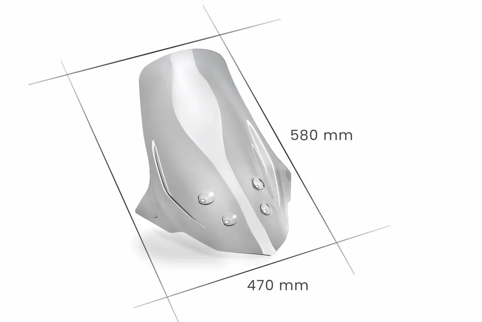 Puig V-Tech-Line Touring Light Smoke Windshield 21926H