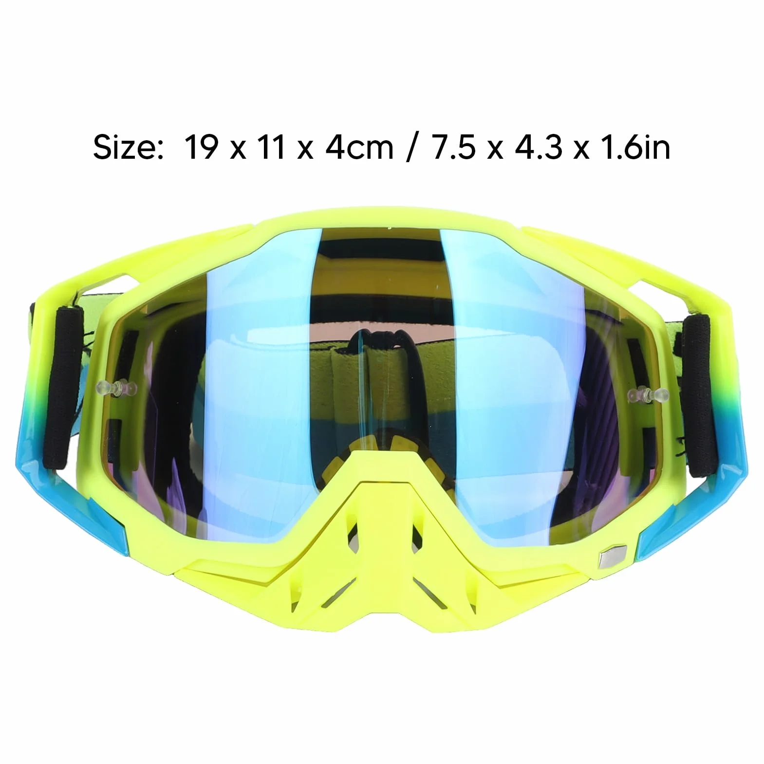 Gogle Motocyklowe Sportowe TPU do Motoru Terenowego - Skuteczna Ochrona Clear Vision, Ciasne Dopasowanie, Poszerz Horyzont - Gogle Jeździeckie dla Kobiet i Mężczyzn