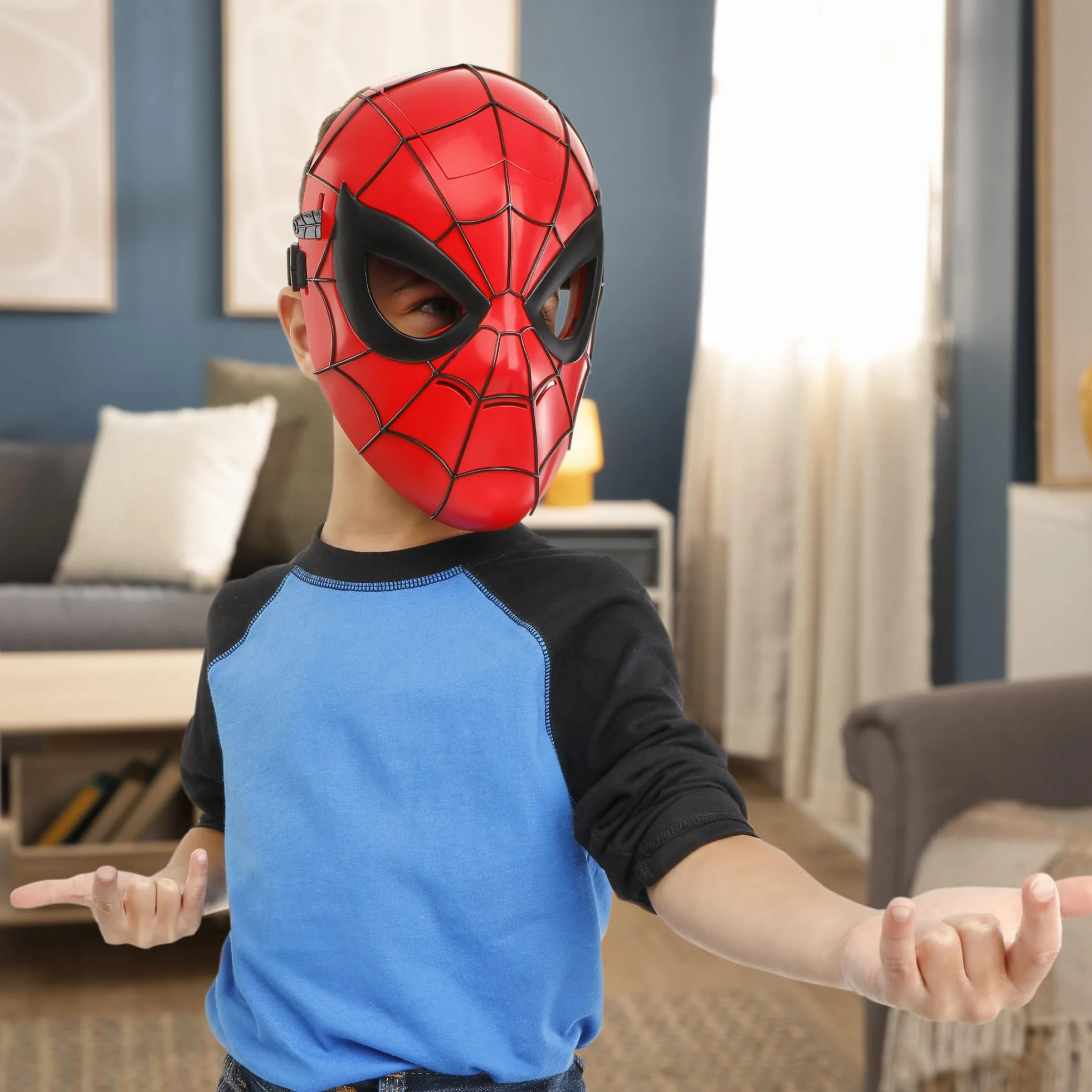 Hasbro Maska Marvel Spider-Man Glow FX, zabawka tematyczna