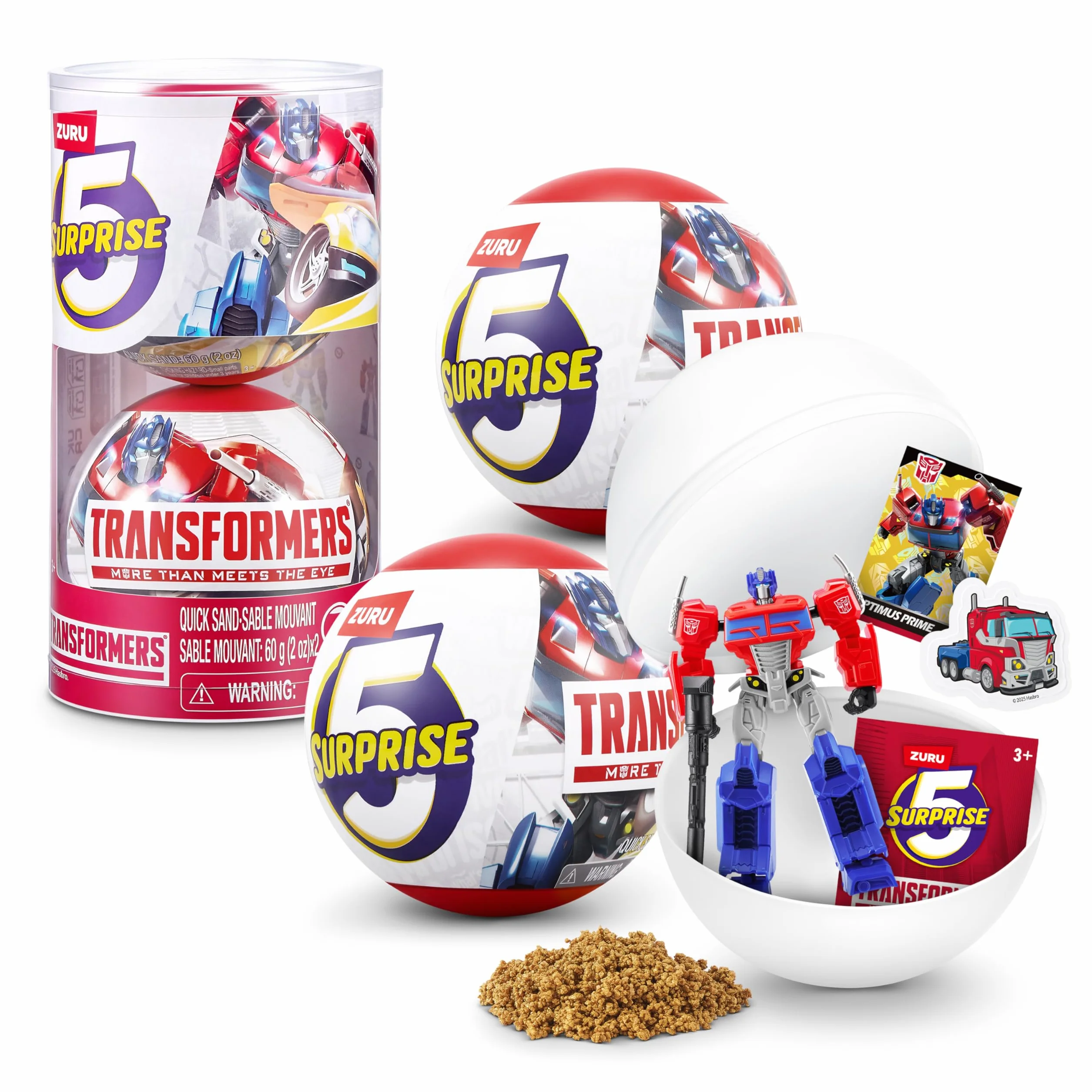 5 SURPRISE TRANSFORMERS-SERIA 1 kapsułka 2 szt