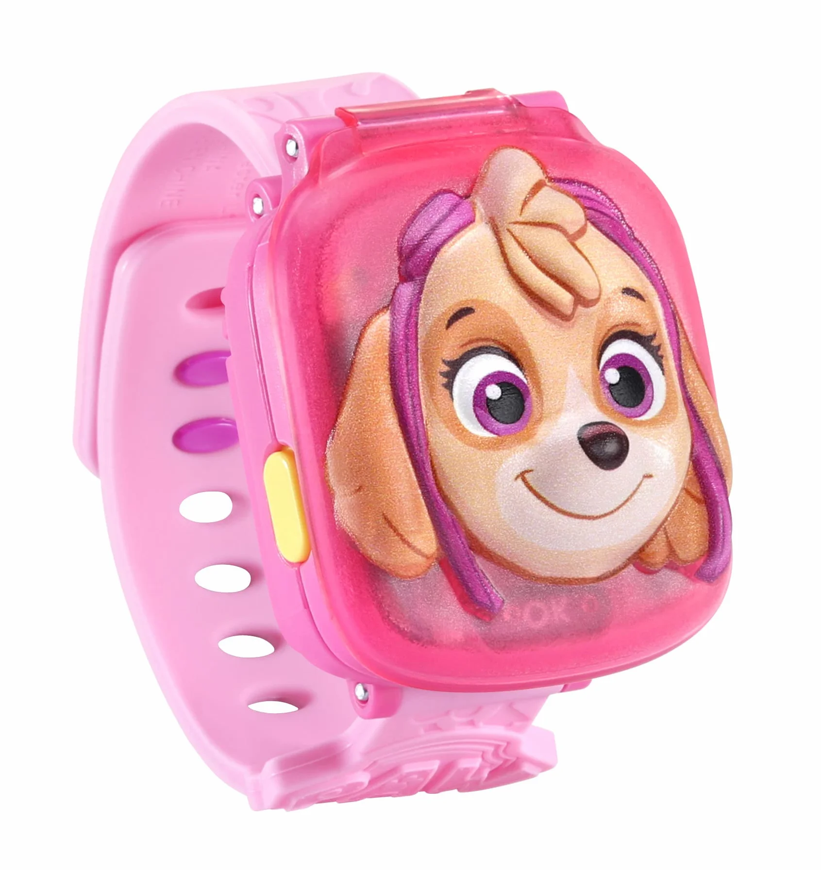 VTech PAW Patrol: Learning Watch Skye, oficjalna zabawka PAW Patrol, zegarek dla malucha ze stoperem, timerem, alarmem i grami, prezent edukacyjny dla dzieci w wieku 3, 4, 5, 6 lat, wersja angielska