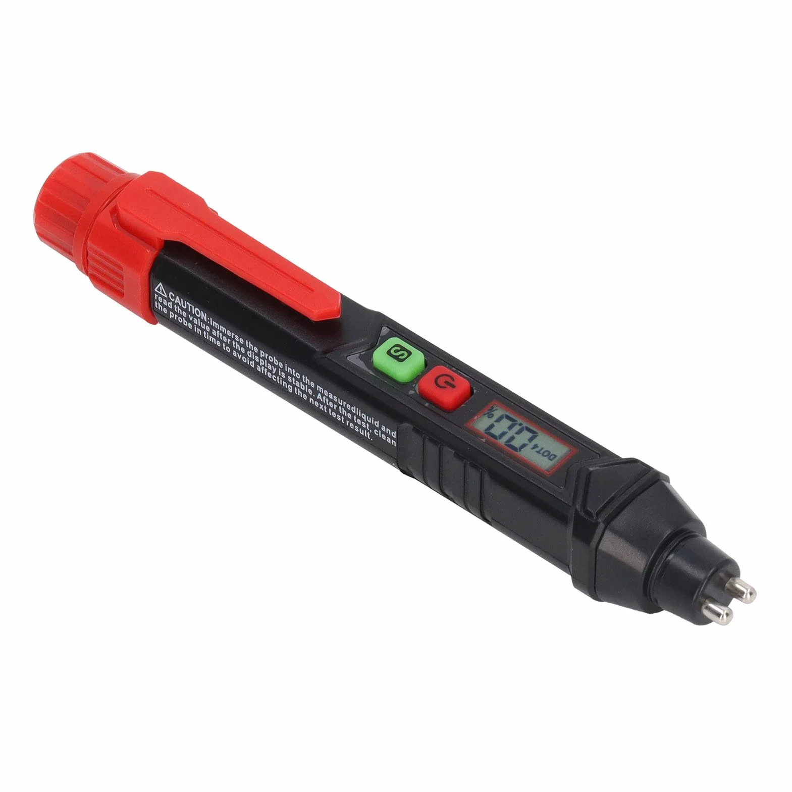 HT662 Tester Cieczy w Płynie Hamulcowym Pen Detektor Wilgoci Oleju Zakres Wykrywania ABS 0% do 4% Narzędzie Diagnostyczne do Pojazdów Samochodowych ≤95%