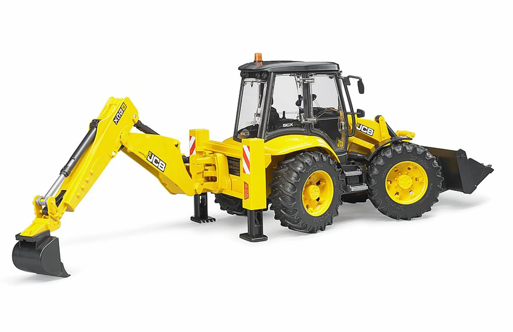 bruder 02454 - Koparka JCB 5CX eco - 1:16 Pojazd budowlany, Plac budowy, Łyżka, Koparka, Robotnik, bworld, Maszyna budowlana, Zabawka