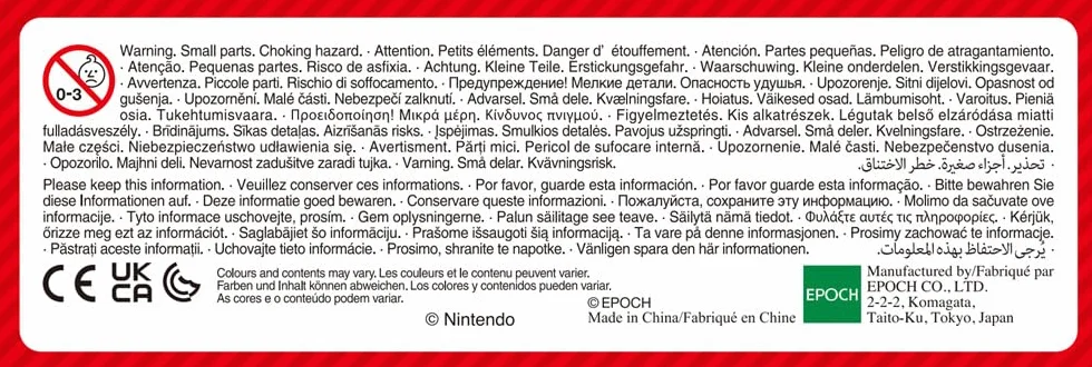 EPOCH Games Super Mario - 7554 Super Mario Cap Stacker Czapki z w górę