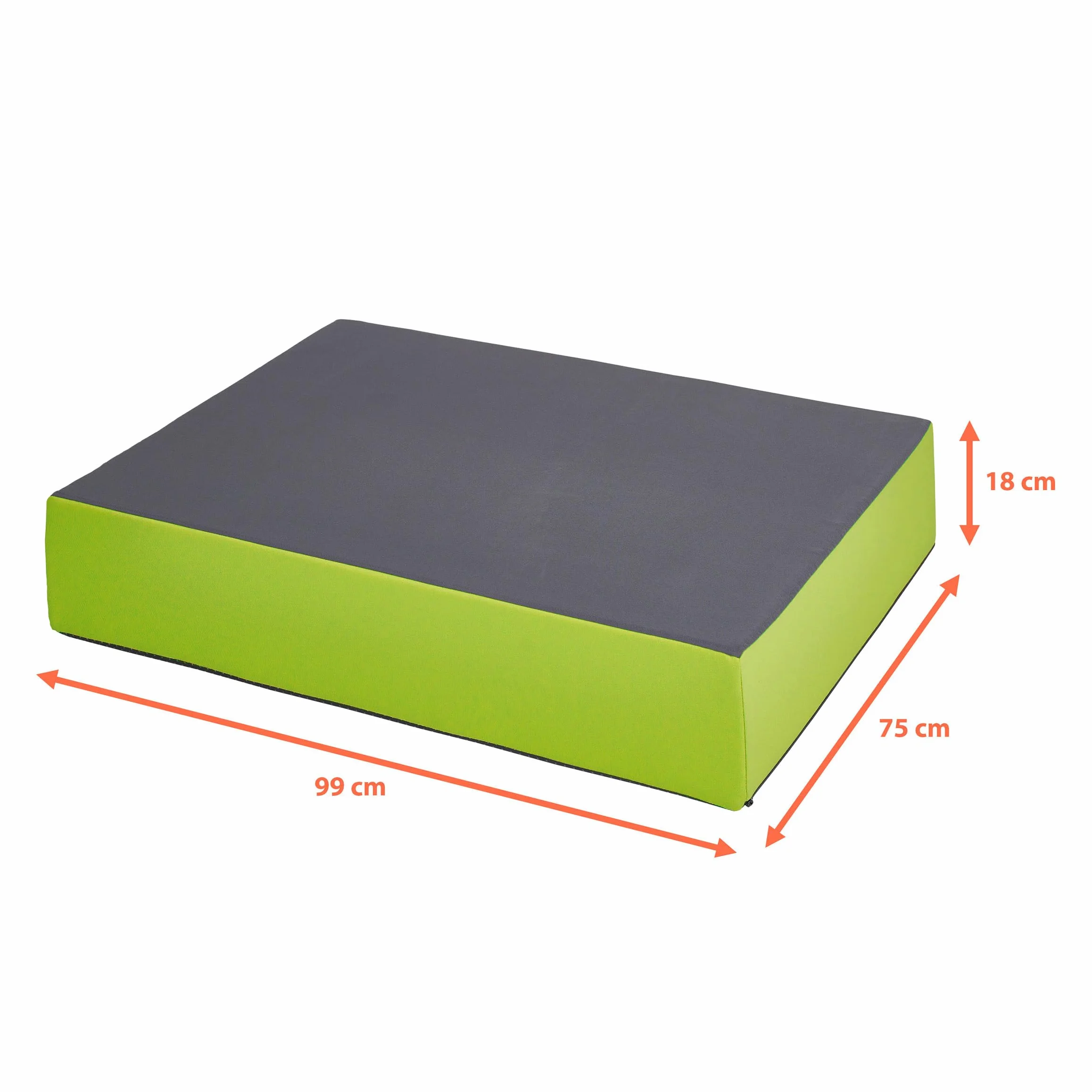 Jump poduszka do skakania 99 x 75 x 18 cm – niebieska lub różowa – materac do skakania dla dzieci od 3 lat do 40 kg – mata do zabawy, mata gimnastyczna, materac do skakania, szaleństwa, balansowania