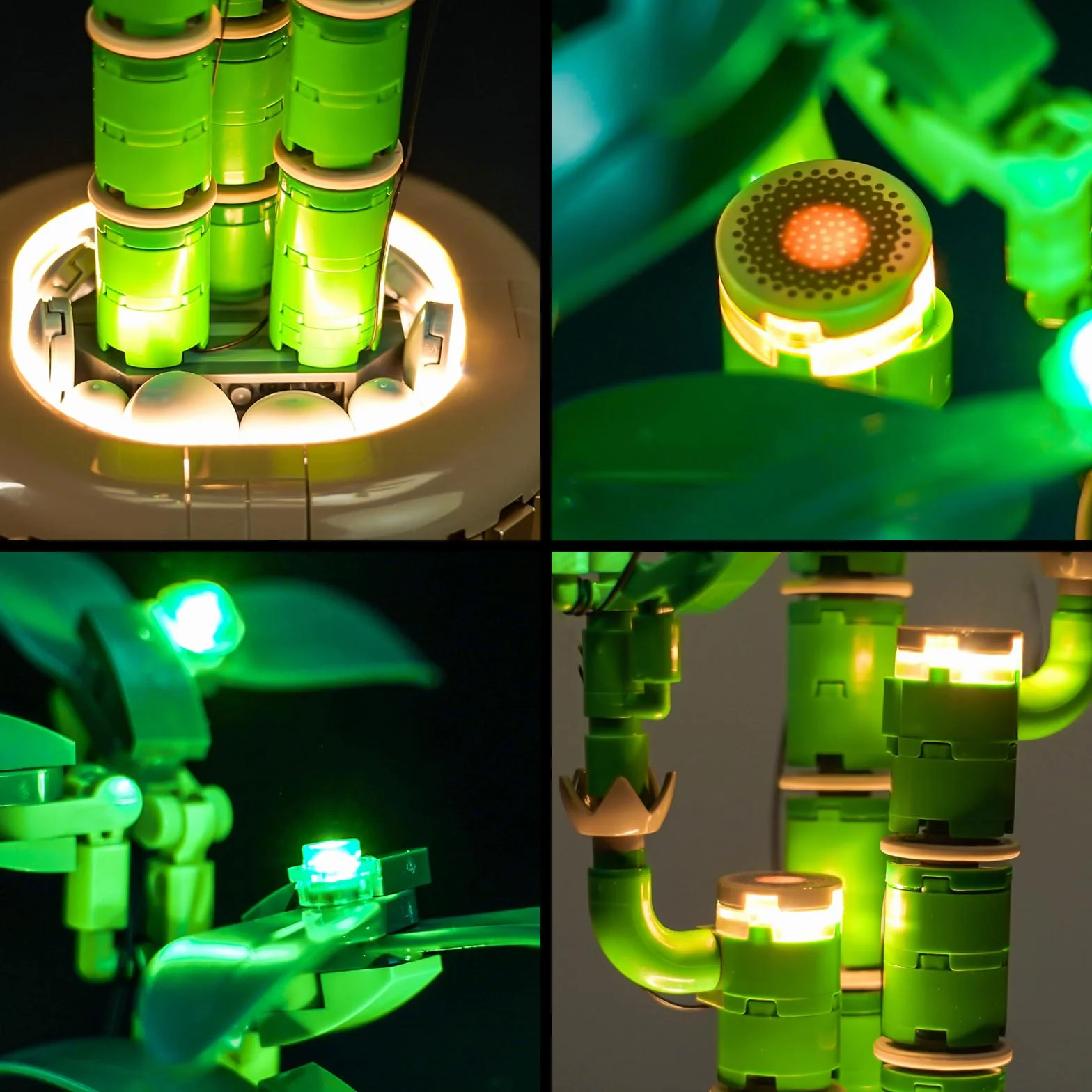Zestaw świateł LED kompatybilny z Lego 10344 Lucky Bamboo Botanical Collection Set (nie jest to model), zestaw oświetlenia dekoracyjnego kompatybilny z Lucky Bamboo