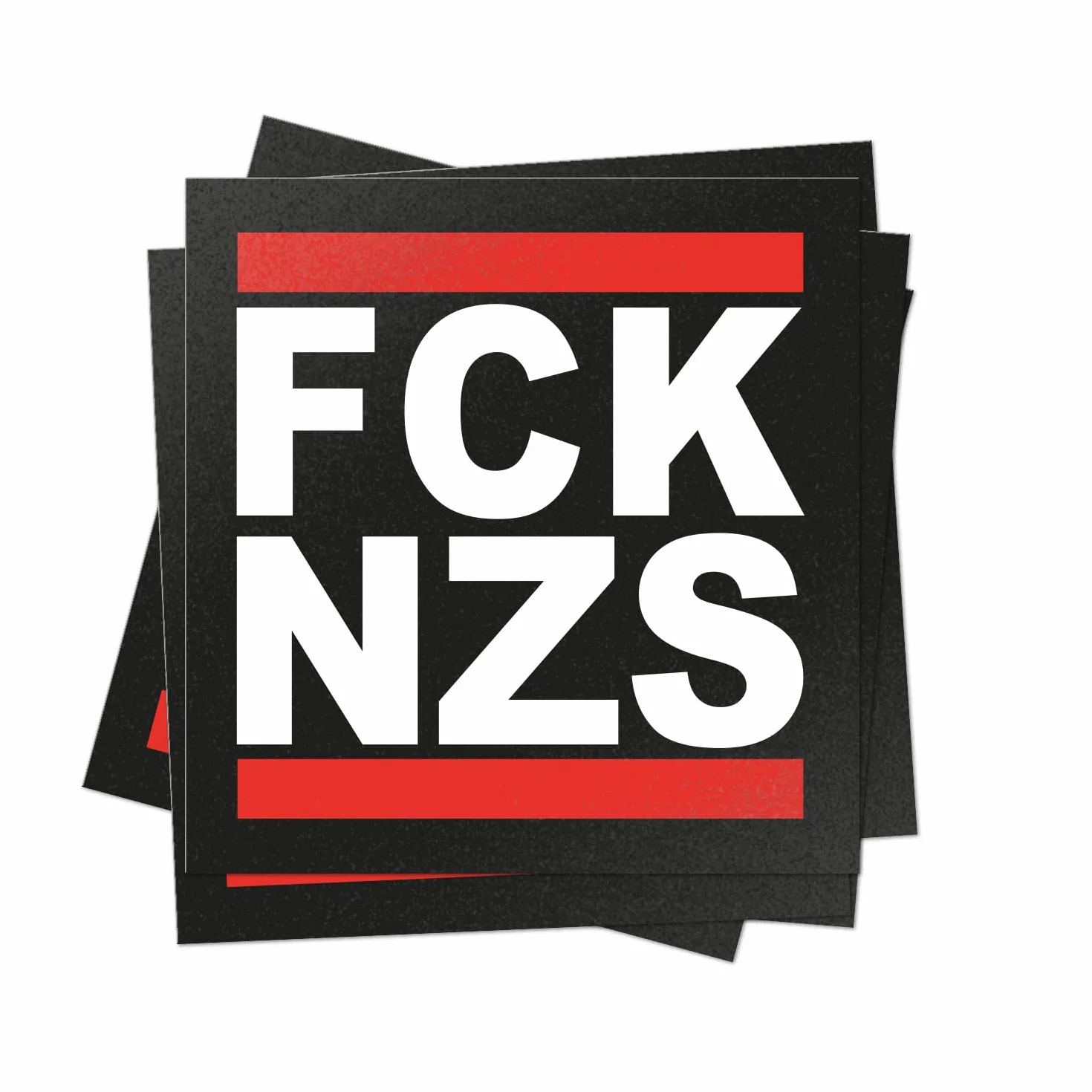 FCKNZS Sticker 7,4 x 7,4 cm Politische Links Outdoor