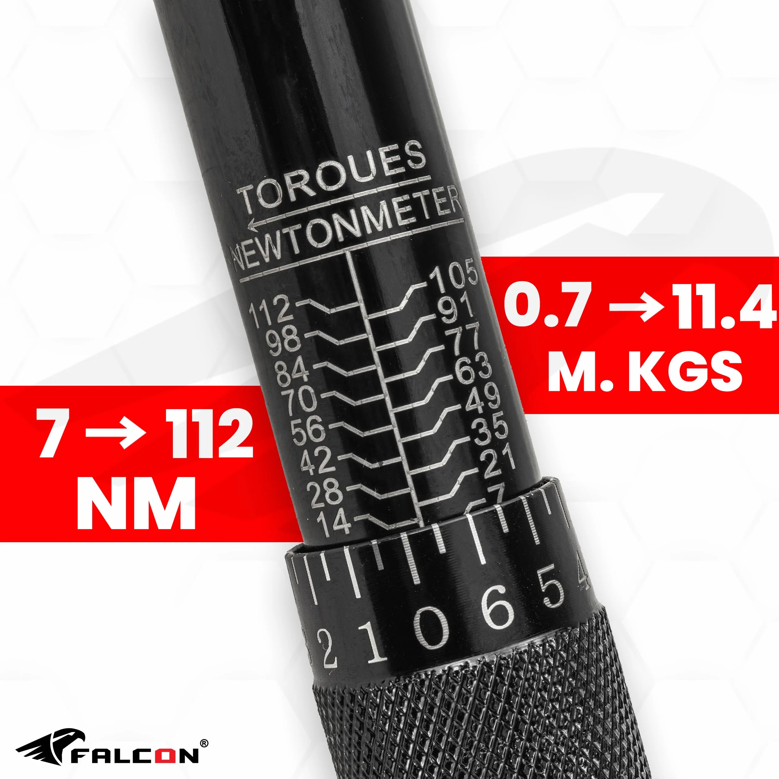 Klucz dynamometryczny 3/8" 19-110 Nm z blokadą CR-V certyfikat kalibracji