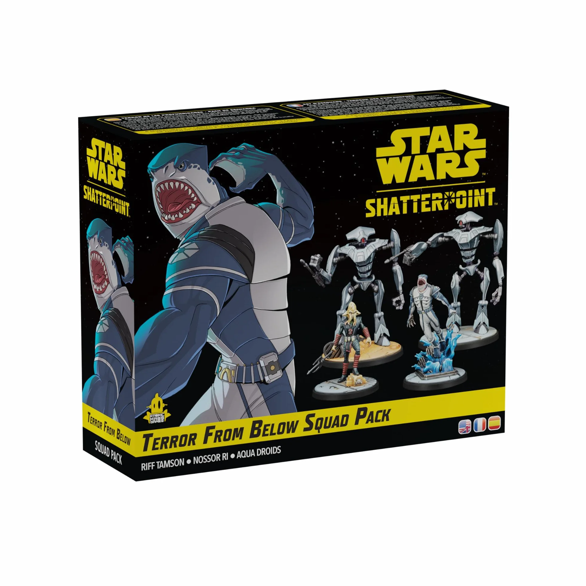Asmodee | Star Wars: Shatterpoint Terror From Below Squad Pack | Miniatury stołowe | Wiek 14+ | 2 graczy | Czas gry ponad 90 minut