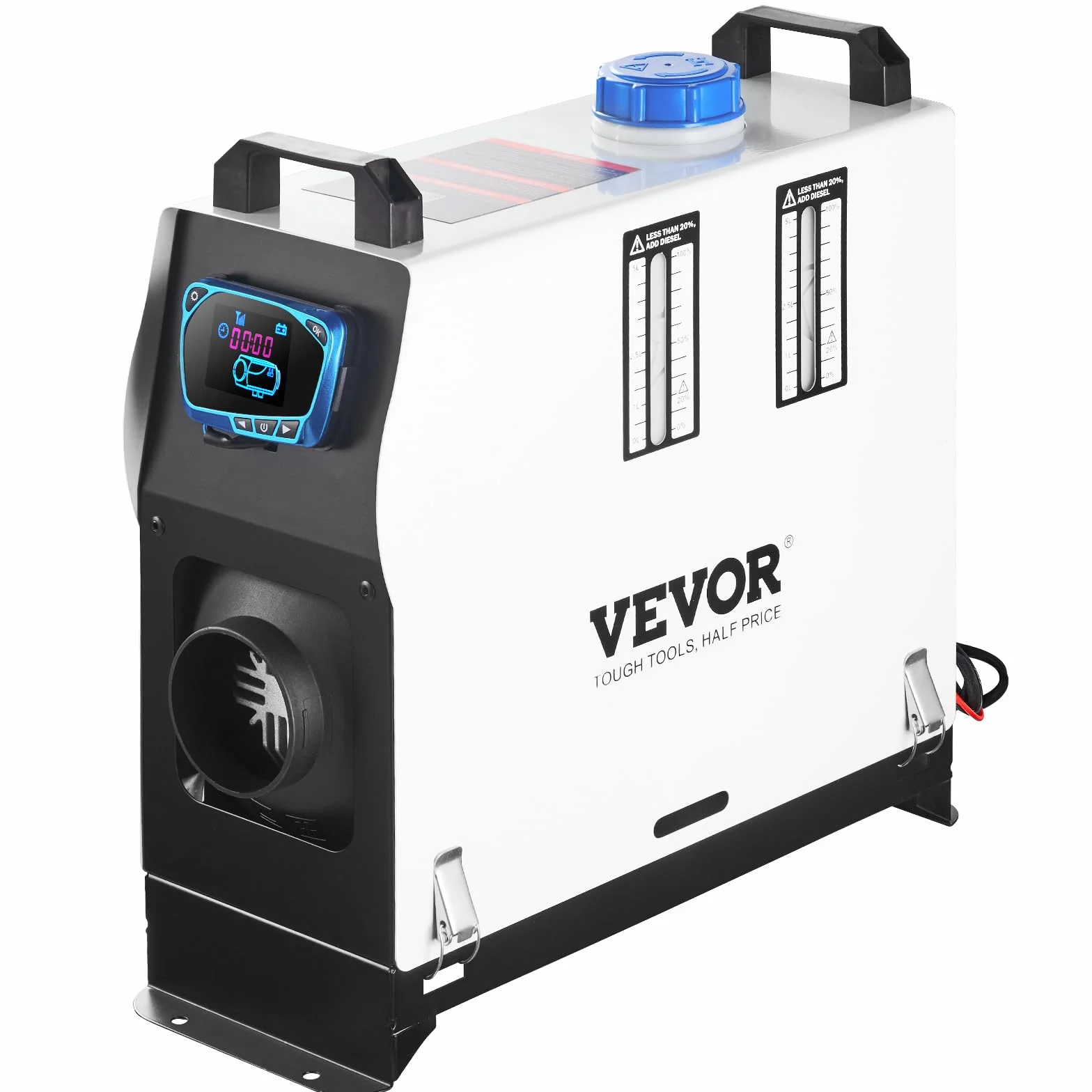 VEVOR Podgrzewacz powietrza na olej napędowy 12 V 8 kW z ekranem LCD