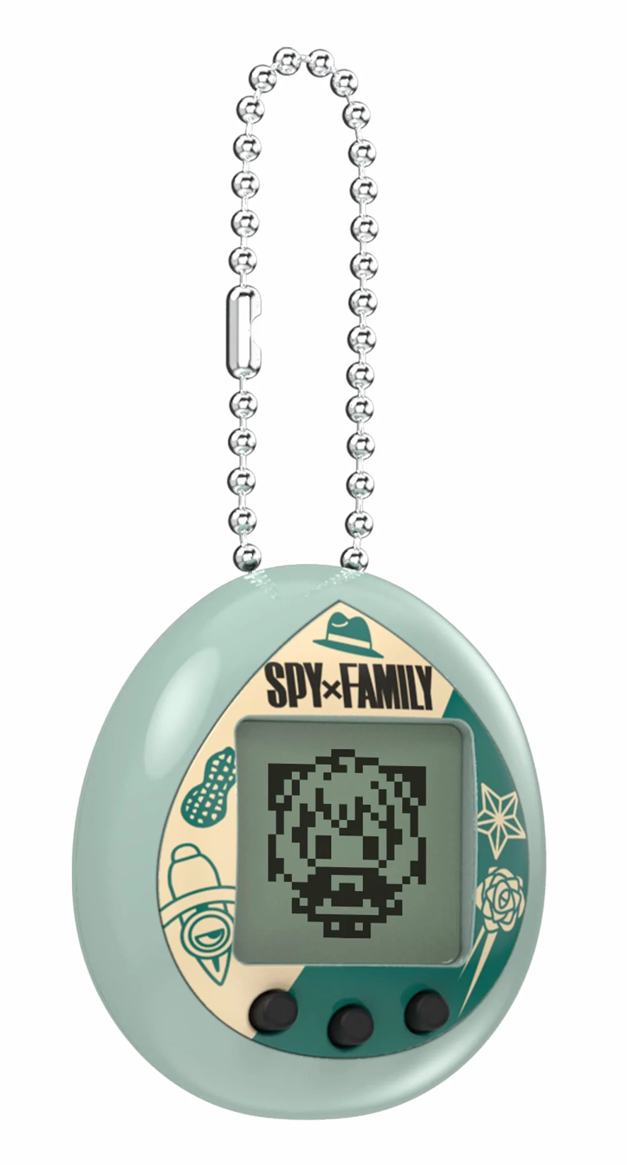 TAMAGOTCHI Bandai Spy X Family Green | Podnieś Anyę z 4 cm wirtualnym zwierzakiem opartym na rodzinie szpiegowskiej mangi i anime Gry ręczne są zabawne zabawki dla chłopców i dziewcząt oraz prezenty