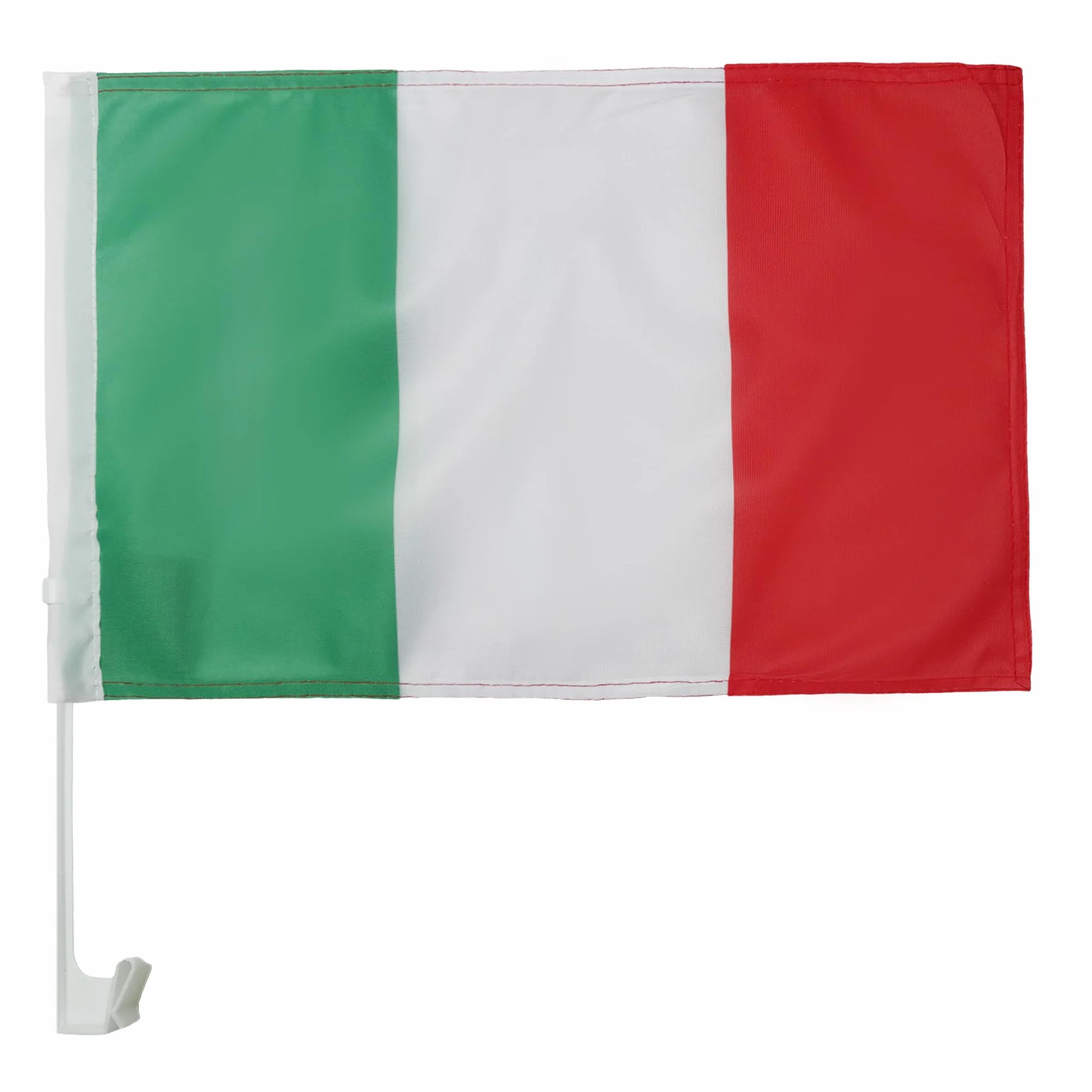 Drapeau de Voiture Italie Polyester 75D 45cm x 30cm