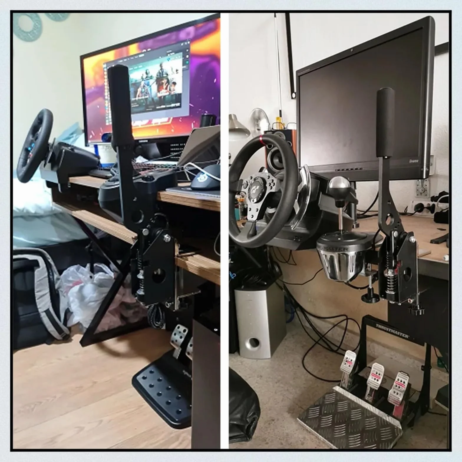 Dźwignia Hamulca Ręcznego płyta do hamulca ręczne Układ hamulcowy Hamulec ręczny Do Logitech G29/g27/g25 PC 14bit Czujnik Halla USB SIM Wyścigi Do gier wyścigowych T300 T500 Hydrauliczny hamulec ręcz