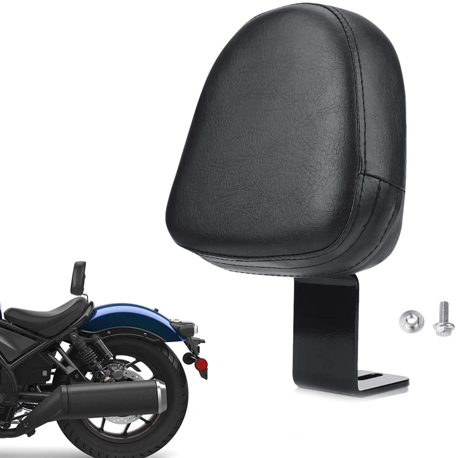 Oparcie kierowcy motocykla Sissy Bar Pad do Honda Rebel 300 500 2017-2024