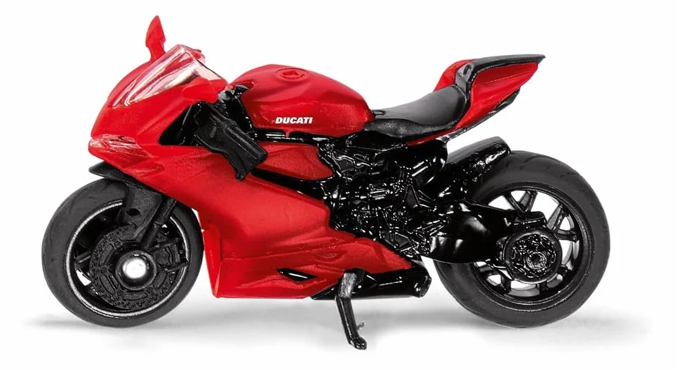 Siku 1385, Ducati Panigale 1299 Motorrad, Metall/Kunststoff, Rot, Ausklappbarer Ständer