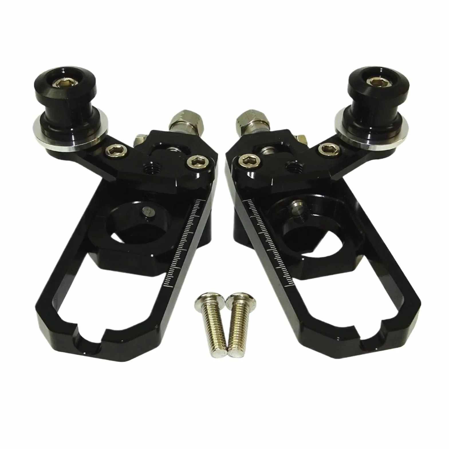 Regulator Korektora łańcucha Pasuje do Kawasaki pasuje do Ninja ZX-6R ZX6R ZX636 2005-2023 wyścigi motocykla tylna oś regulatory łańcucha Regulator łańcucha