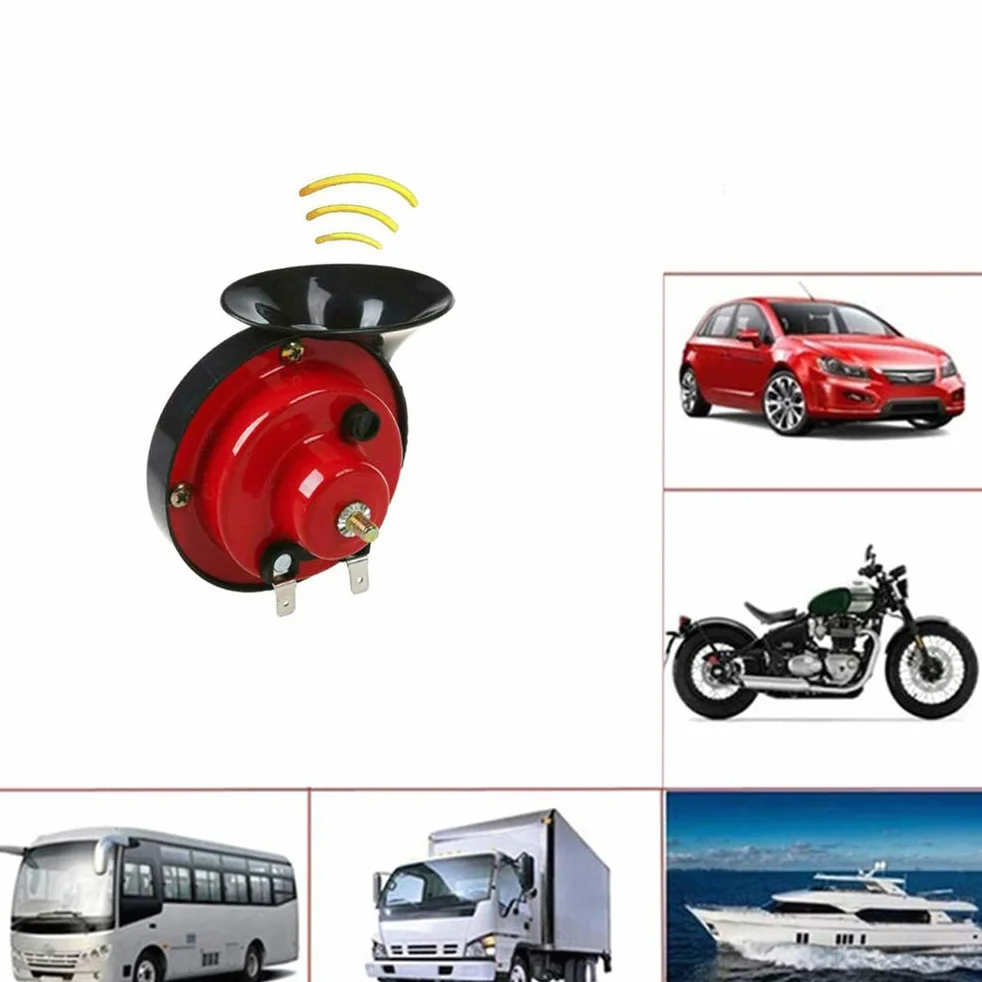 Elektryczny Pneumatyczny Klakson ślimakowy 300DB 12V Wodoodporny Zestaw Wymienny do Samochodów Motocykl Ciężarówka