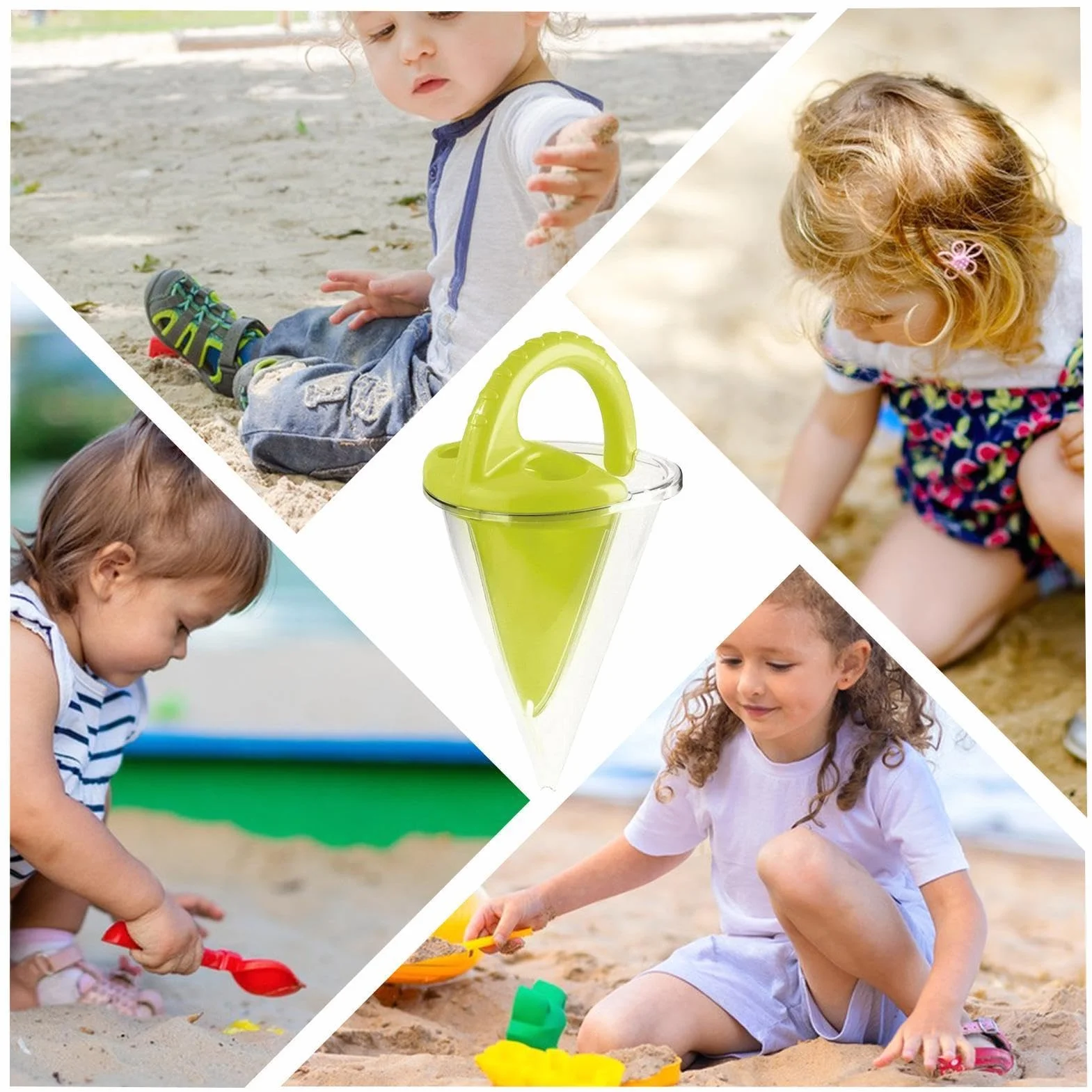 Zabawki Plażowe dla Dzieci,Interaktywna Edukacyjna Budowa Zamku - Zabawka Plażowa Lejek do Piasku i Wody - Dla Dzieci 4-8 Lat, Chłopców i Dziewczynek, Wakacje, Podróż, Lato