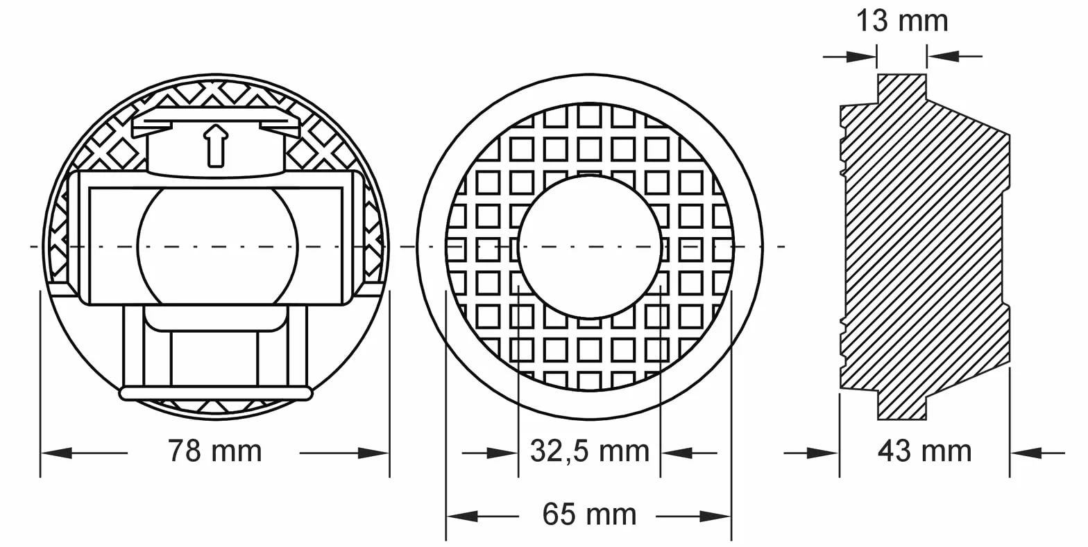 KS Tools 160.0570 nakładka gumowa 37 do Mercedesa