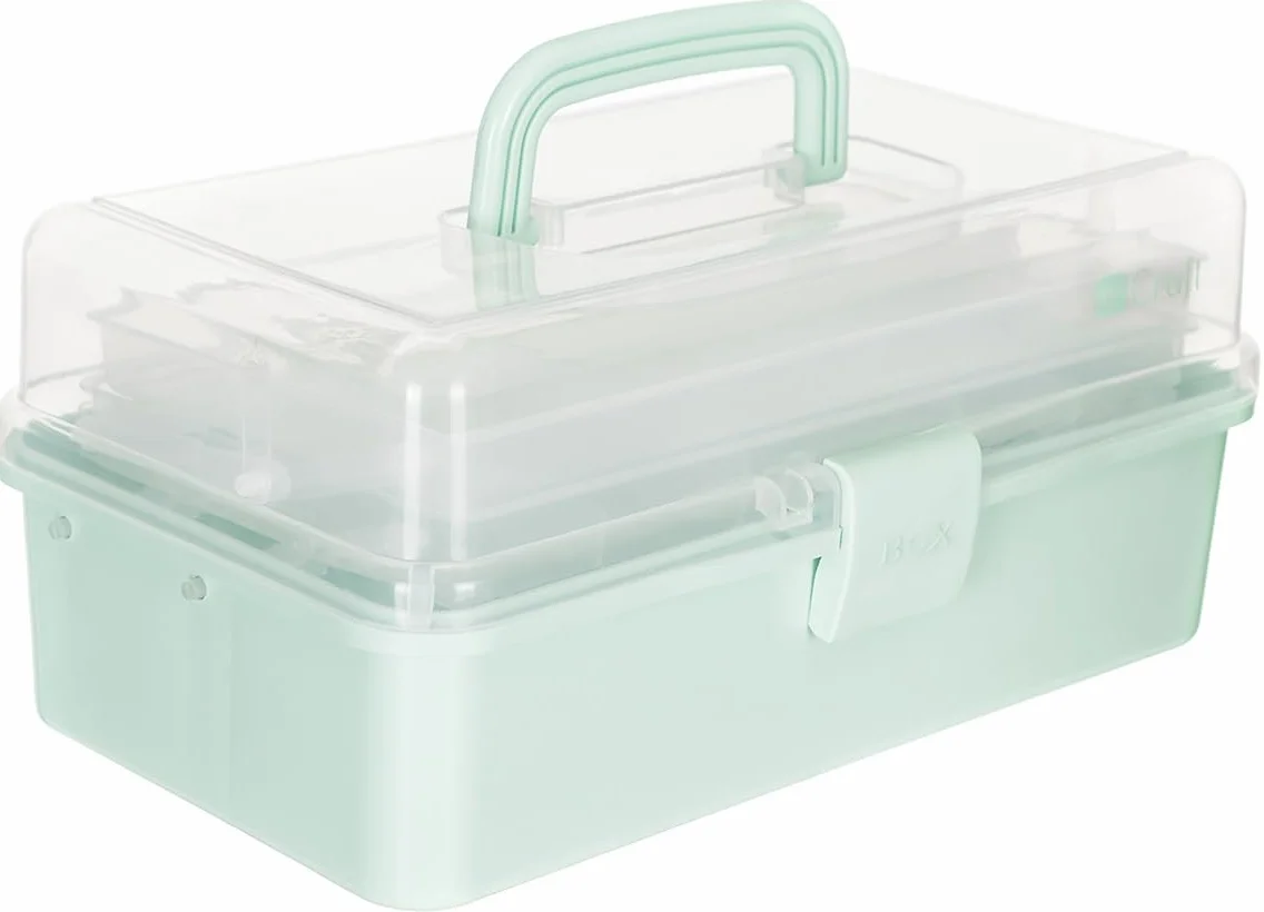 STORAGE BOX, MINT 33 X 20 x 14,5 cm