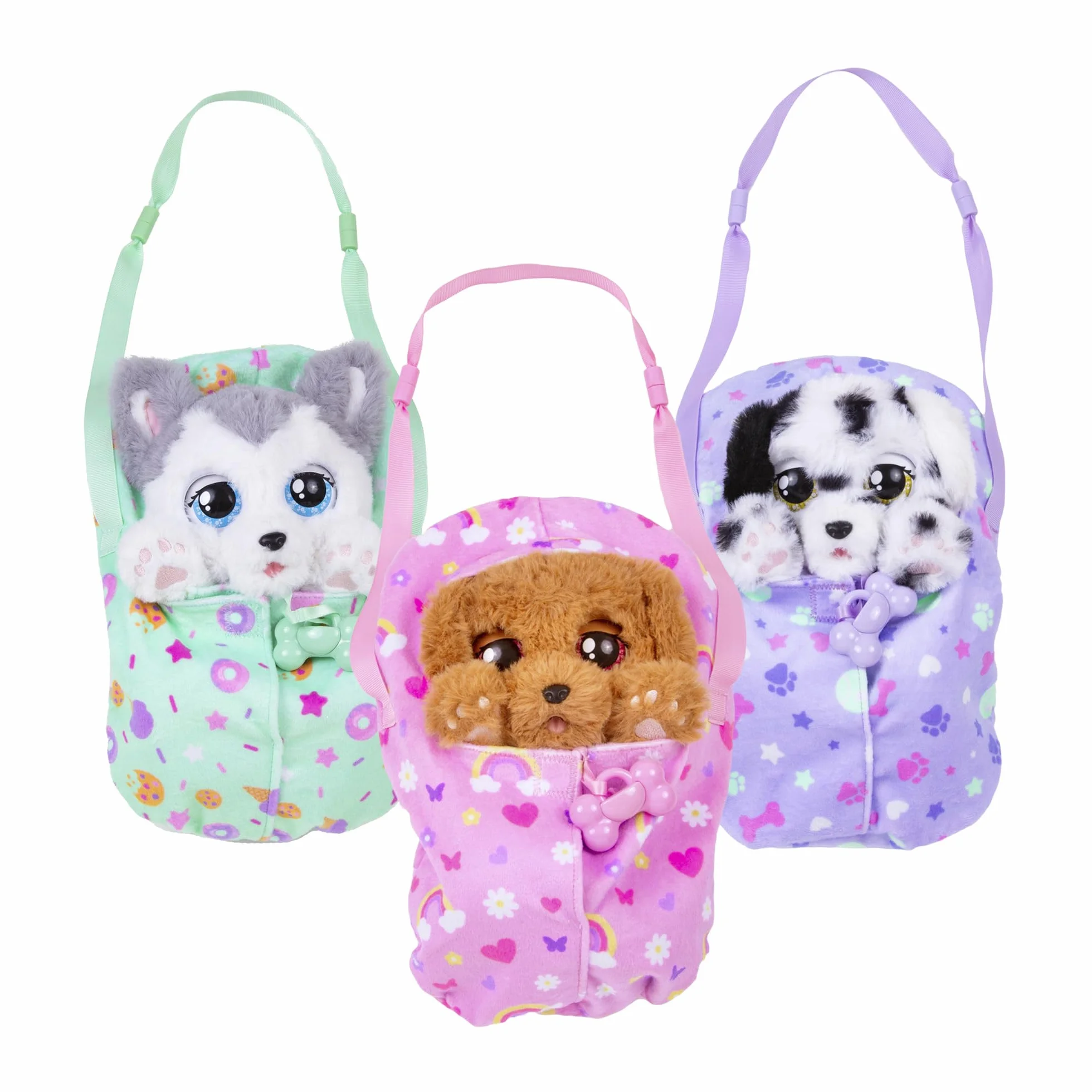 Baby Paws Cocker, interaktywna pluszowa zabawka z dźwiękiem, otwiera i zamyka oczy i zawiera torebkę, pokrywę, zabawkę dla dziewczynek i dzieci +3 lata