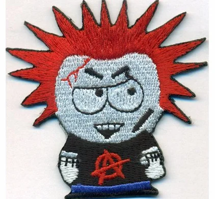 Naszywka Patch SOUTHPARK Anarchy Punk Rockabilly Rocker Biker Heavy Metal
