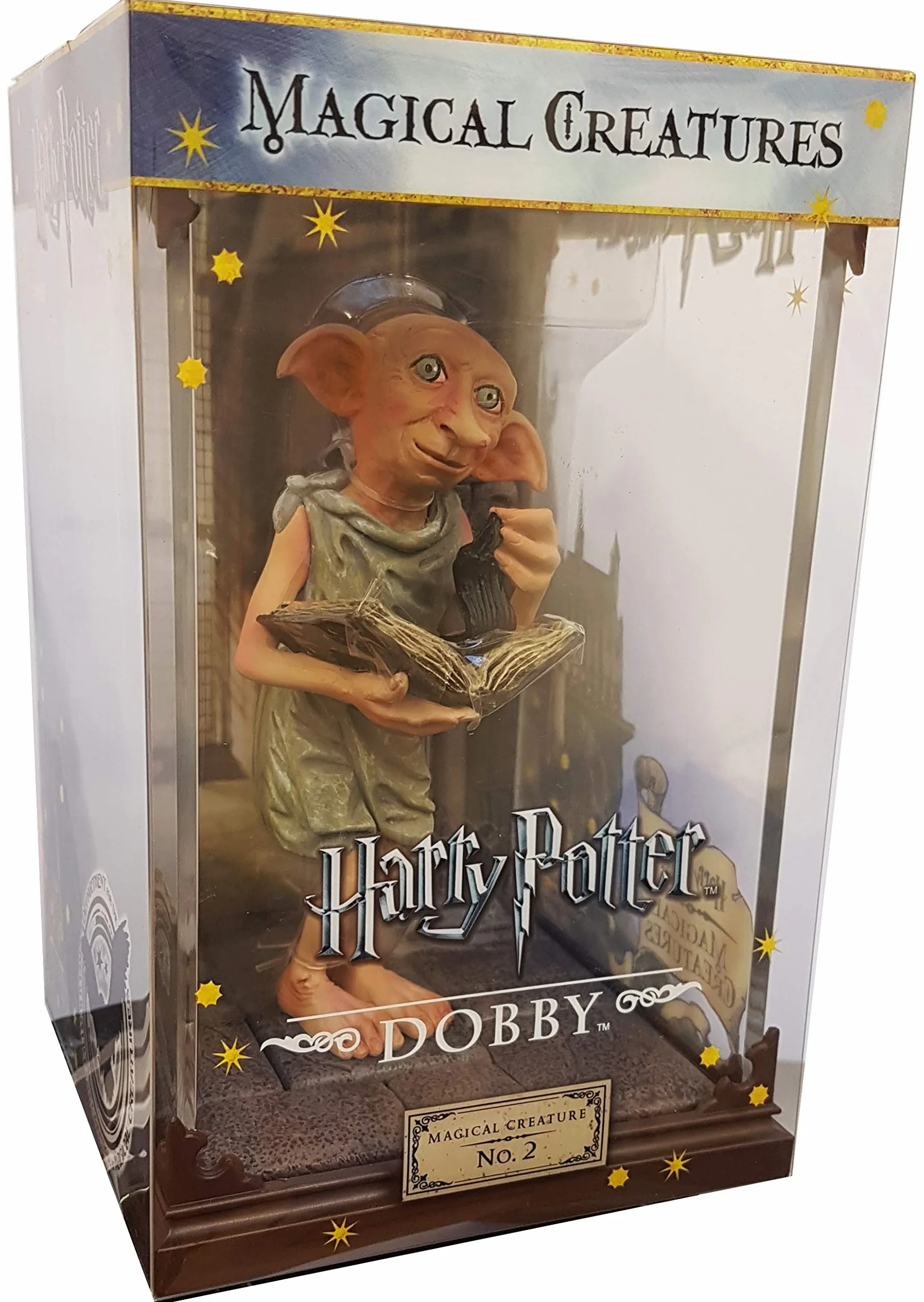 The Noble Collection - Magiczne stworzenia Dobby - ręcznie malowane magiczne stworzenie #2 - Oficjalnie licencjonowane zabawki Harry'ego Pottera 7in (18.5cm) - Wysokiej jakości figurki kolekcjonerskie - dla dzieci i dorosłych