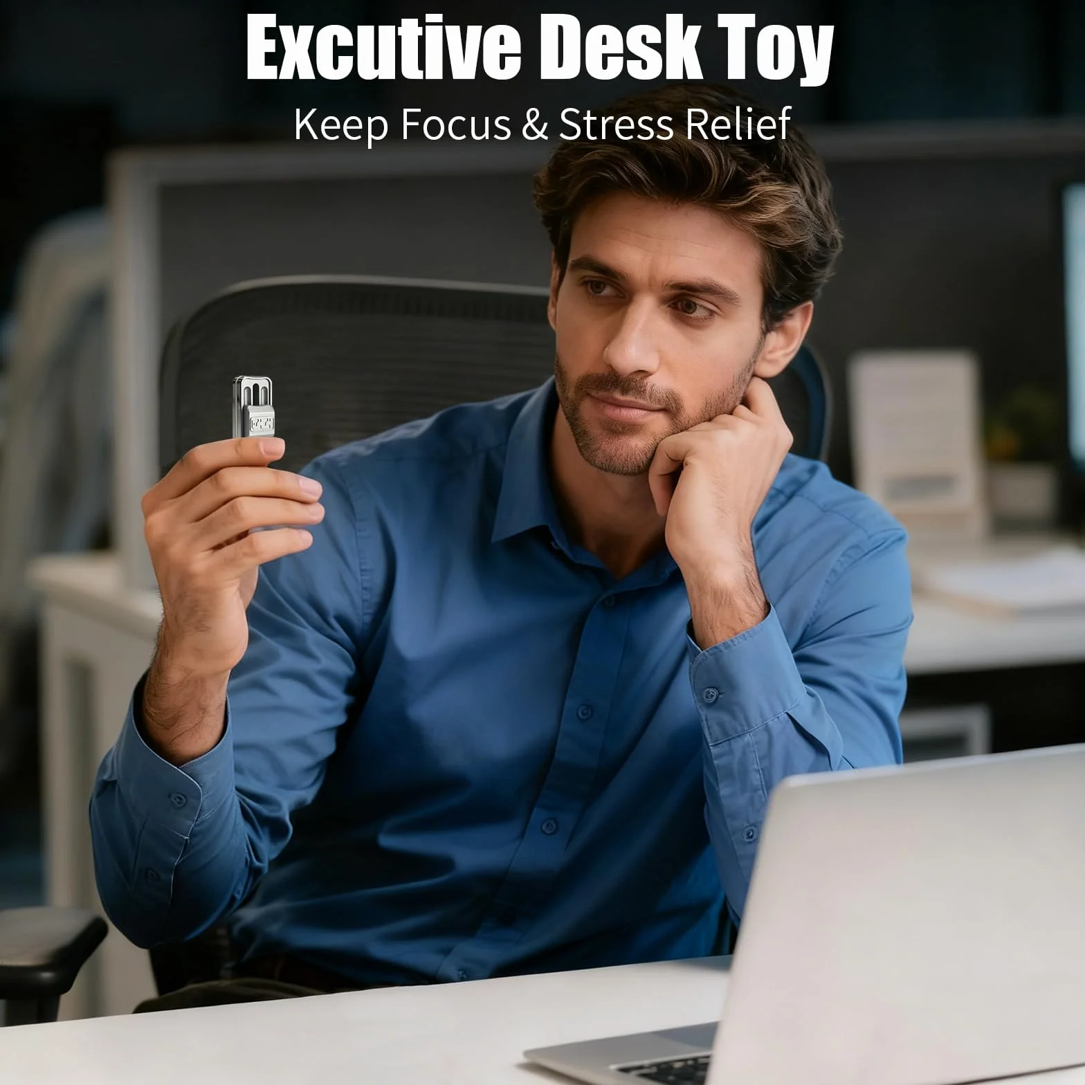 Fidget Toys dla dorosłych, metalowy magnes Slider EDC, dekompresja dotykowa, zabawka antystresowa, prezent dla mężczyzn, zabawka sensoryczna do ADHD