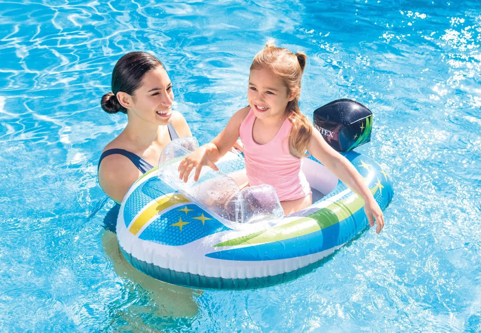 Intex Pool Cruiser nadmuchiwany fotelik dla niemowląt/łódź pływacka, model posortowany