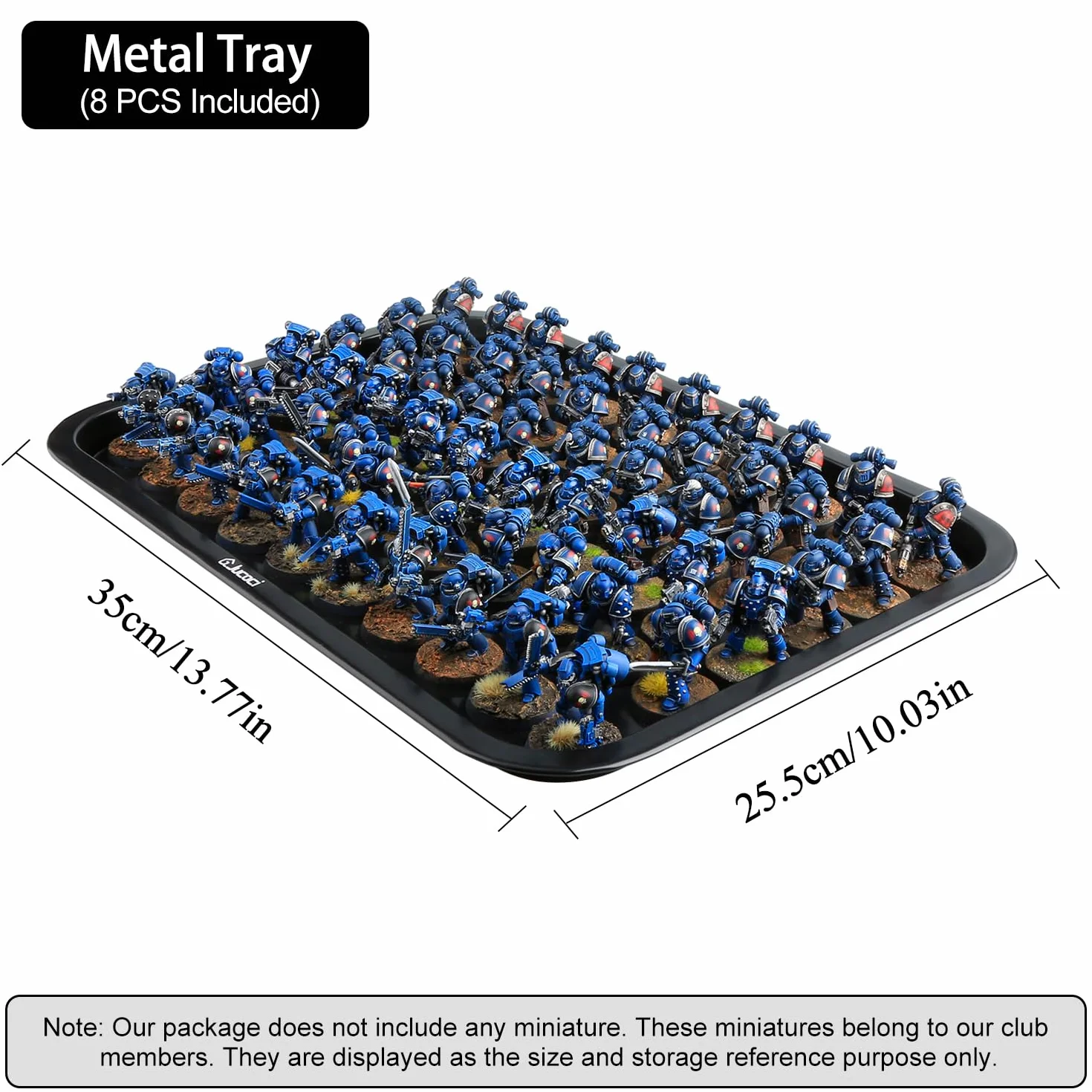 Jucoci Miniaturowe etui do przechowywania miniatury walizka transportowa (zestaw 2 szt.)