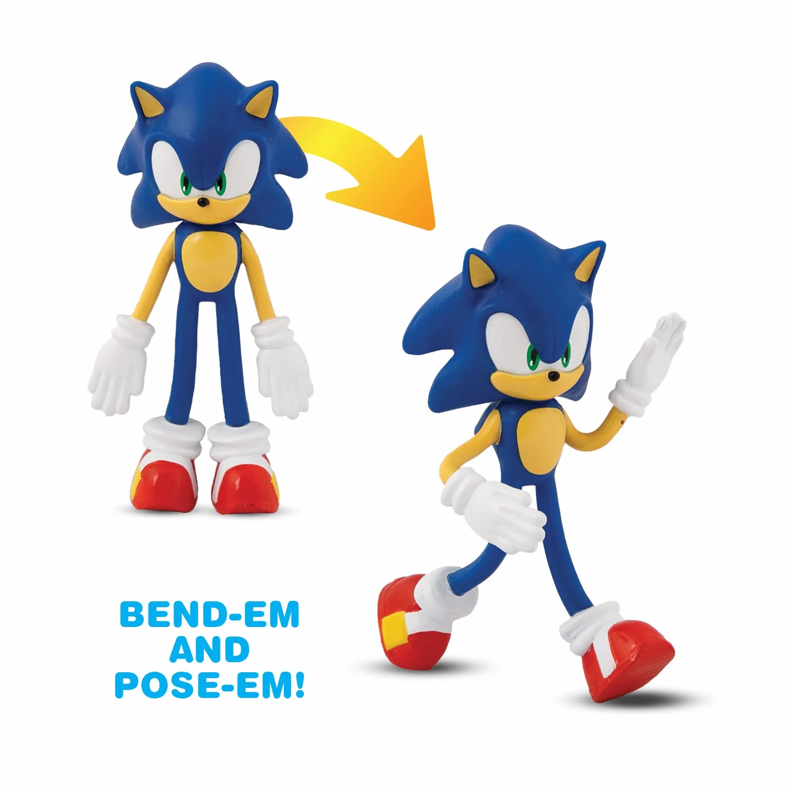 TCG Toys Bend-Ems Sonic The Hedgehog 4 Pack