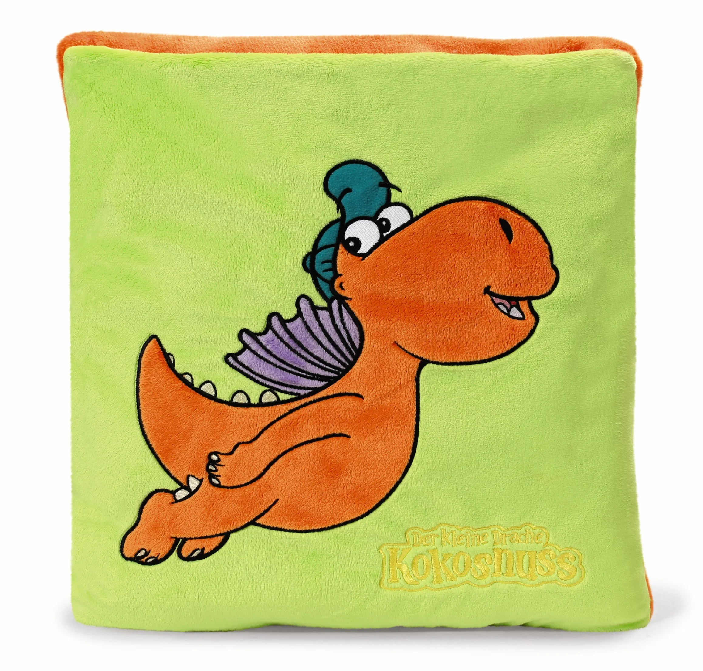 Nici 38384 - pluszowy koc smok orzech kokosowy 144 x 120 cm