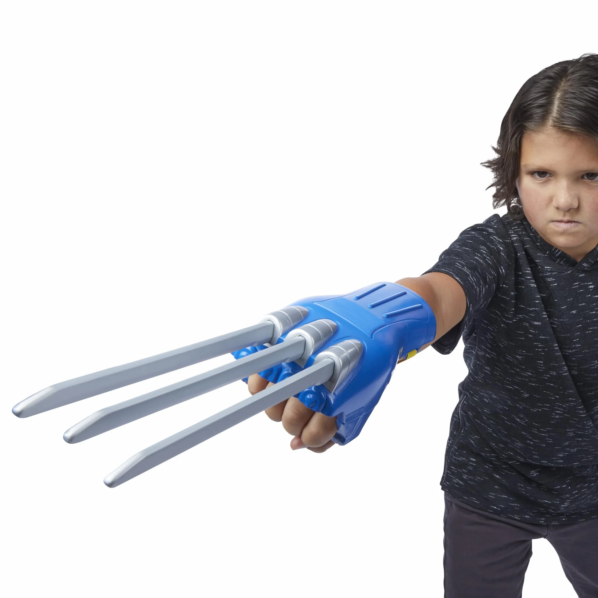 Marvel Studios X-Men '97 Wolverine Slash Action Claw zabawka do odgrywania ról, super bohater zabawki dla dzieci w wieku od 5 lat, niebieski